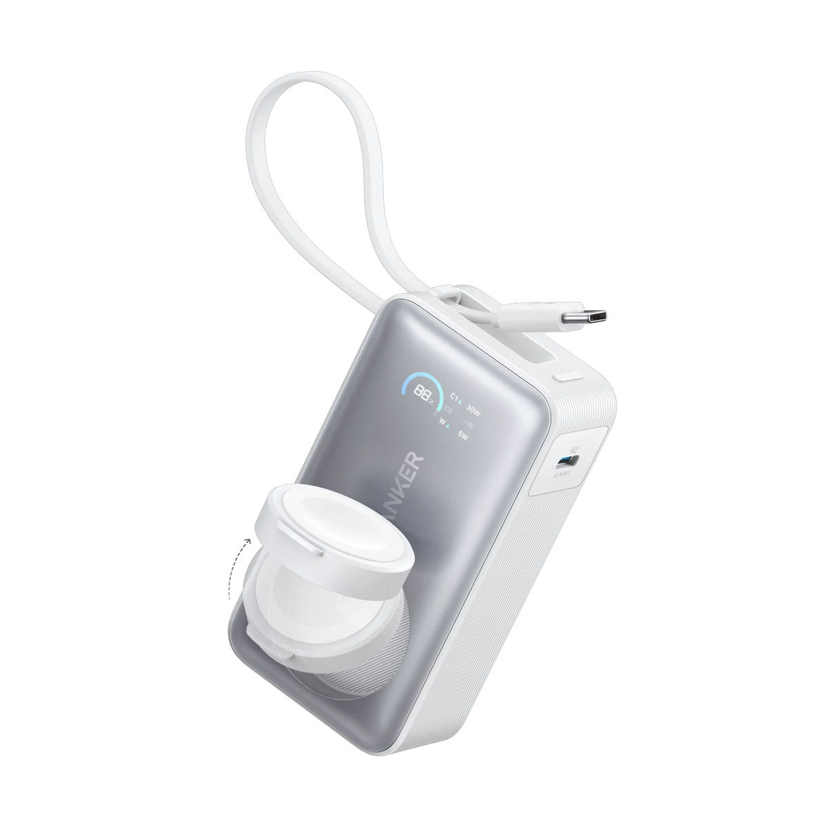 Anker MagGo Power Bank 10K with 35W Charging for Apple Watch