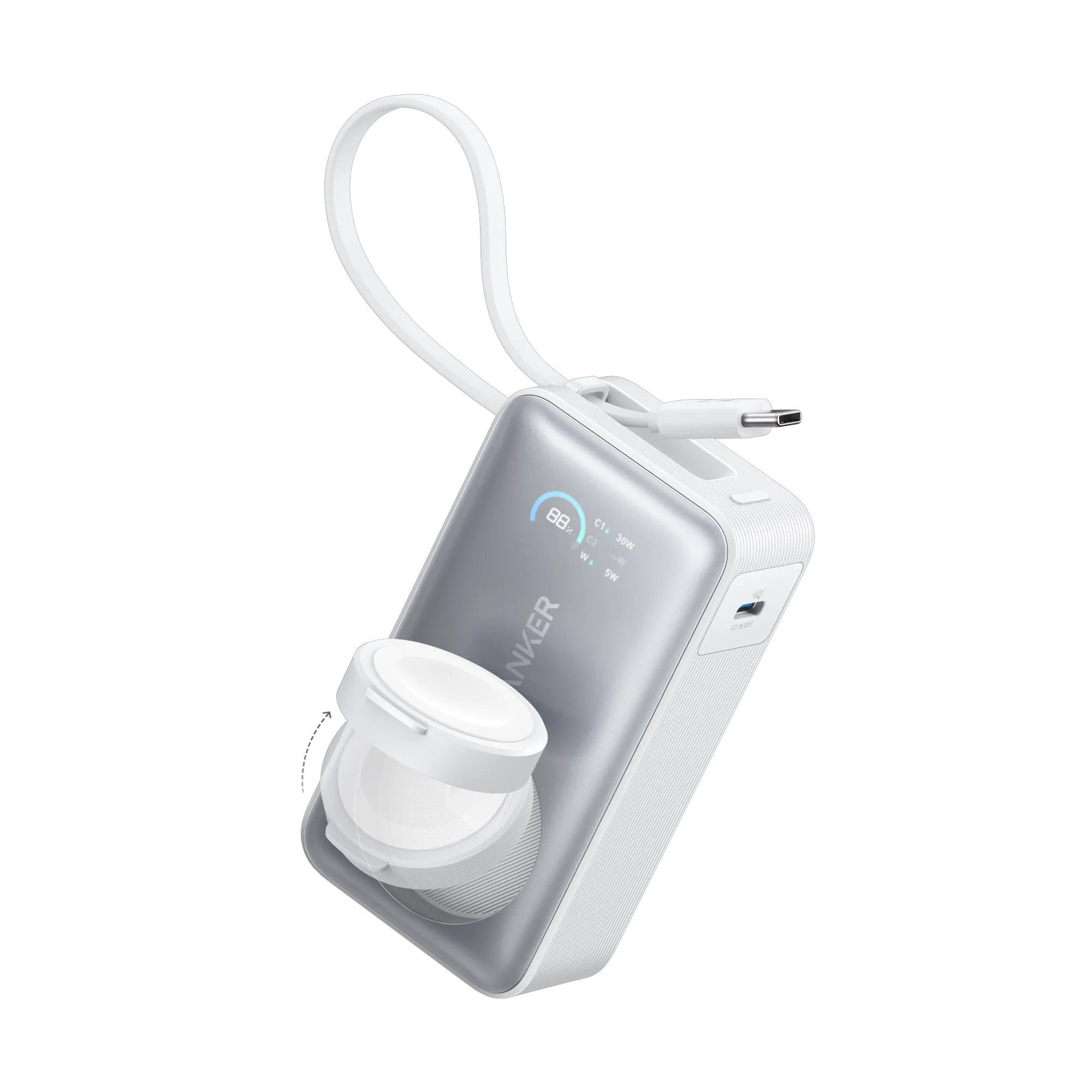 Anker MagGo Power Bank (10000mAh, 35W, for Apple Watch)