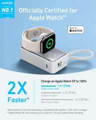 Anker MagGo Power Bank 10K with 35W Charging for Apple Watch