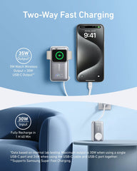 Anker MagGo Power Bank 10K with 35W Charging for Apple Watch