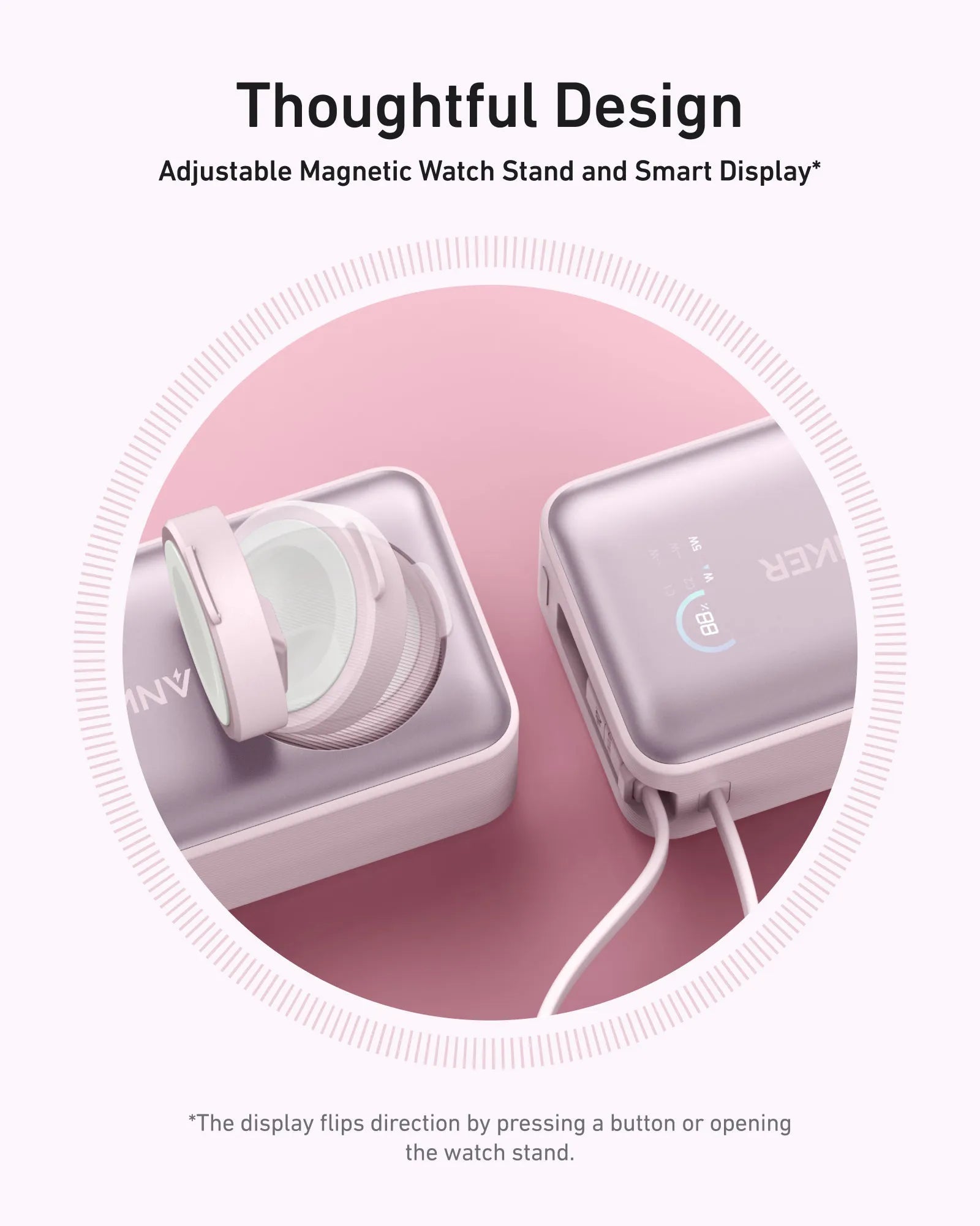 Anker MagGo Power Bank 10K with 35W Charging for Apple Watch