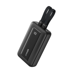 Anker Zolo 10K Power Bank with 35W and Built-In Dual USB-C Cables