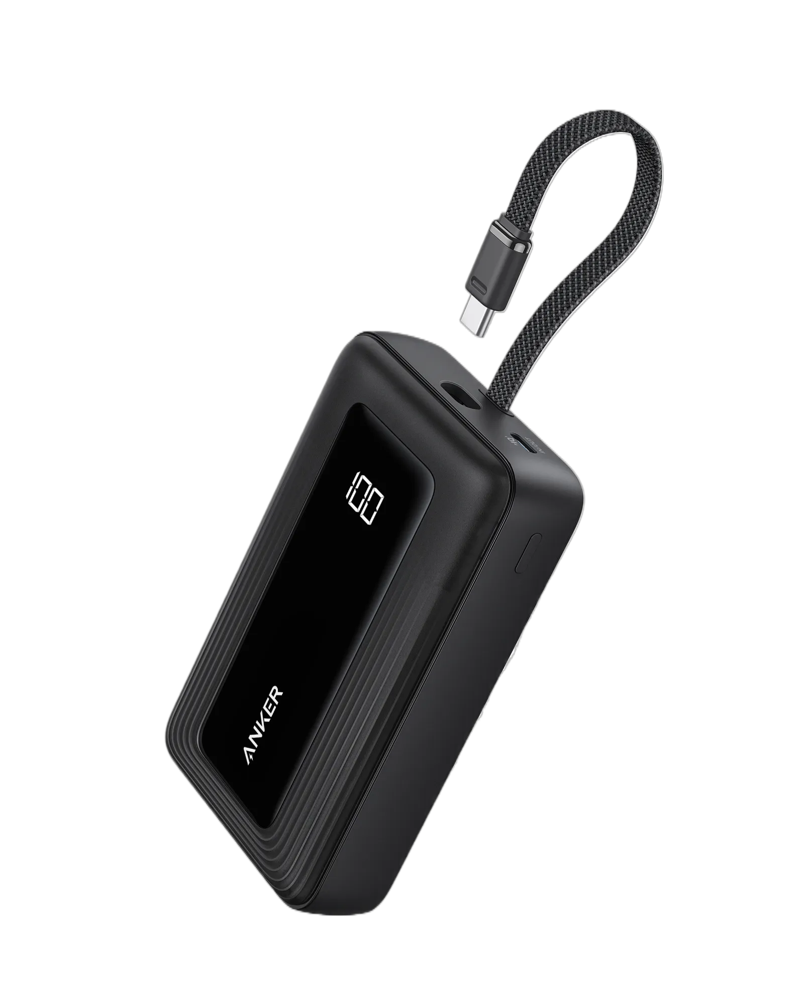 Anker Zolo 20K Power Bank with 30W Fast Charging and Built-In USB-C Cable
