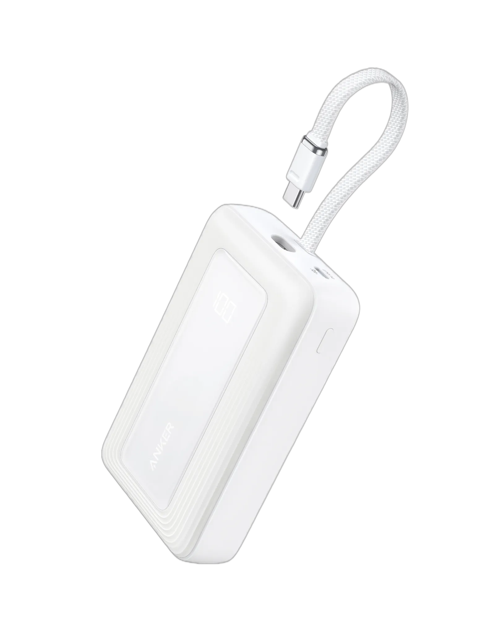 Anker Zolo 20K Power Bank with 30W Fast Charging and Built-In USB-C Cable
