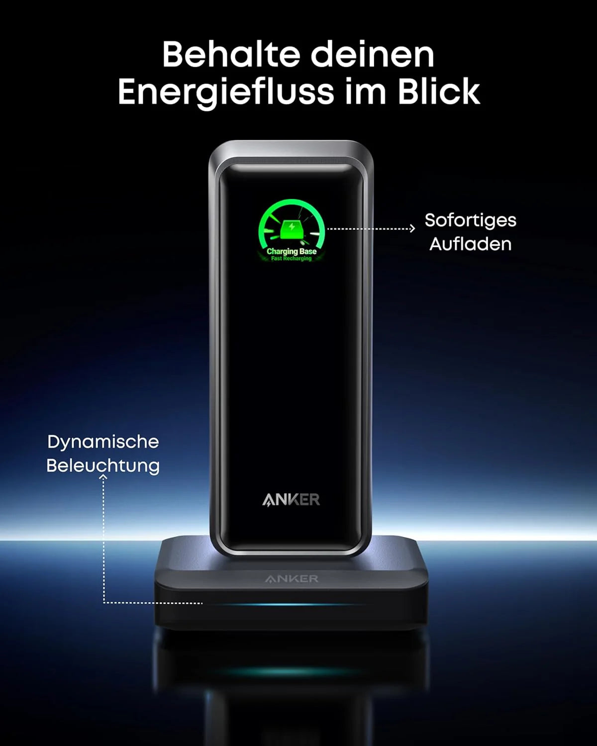 Anker Prime Power Bank 26K 300W with Charging Base 150W 3-Port Bundle
