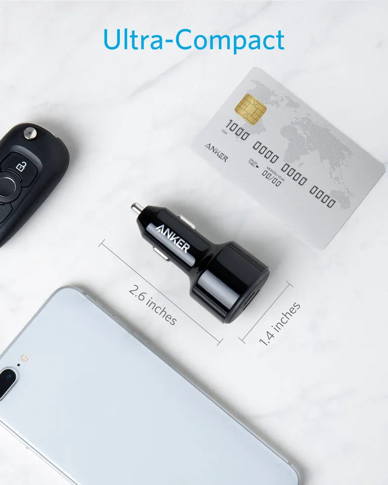 Anker PowerDrive Speed+ 2 USB-C Car Charger