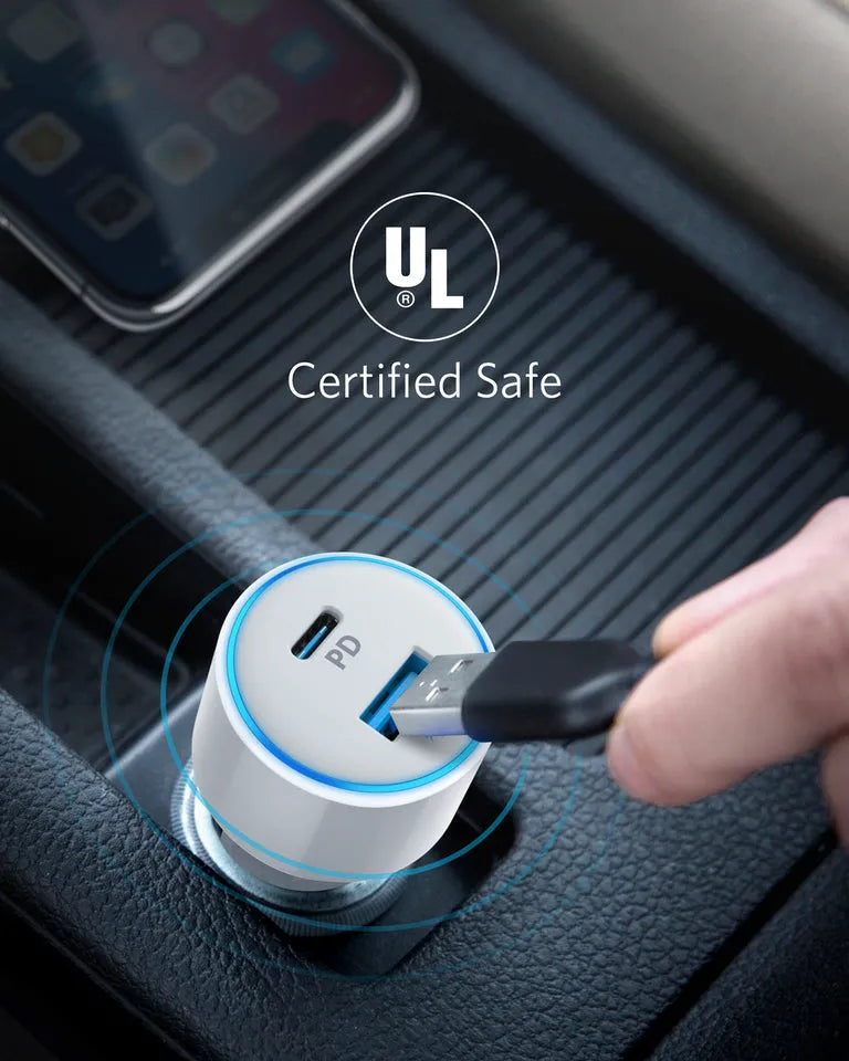 Anker PowerDrive Speed+ 2 USB-C Car Charger