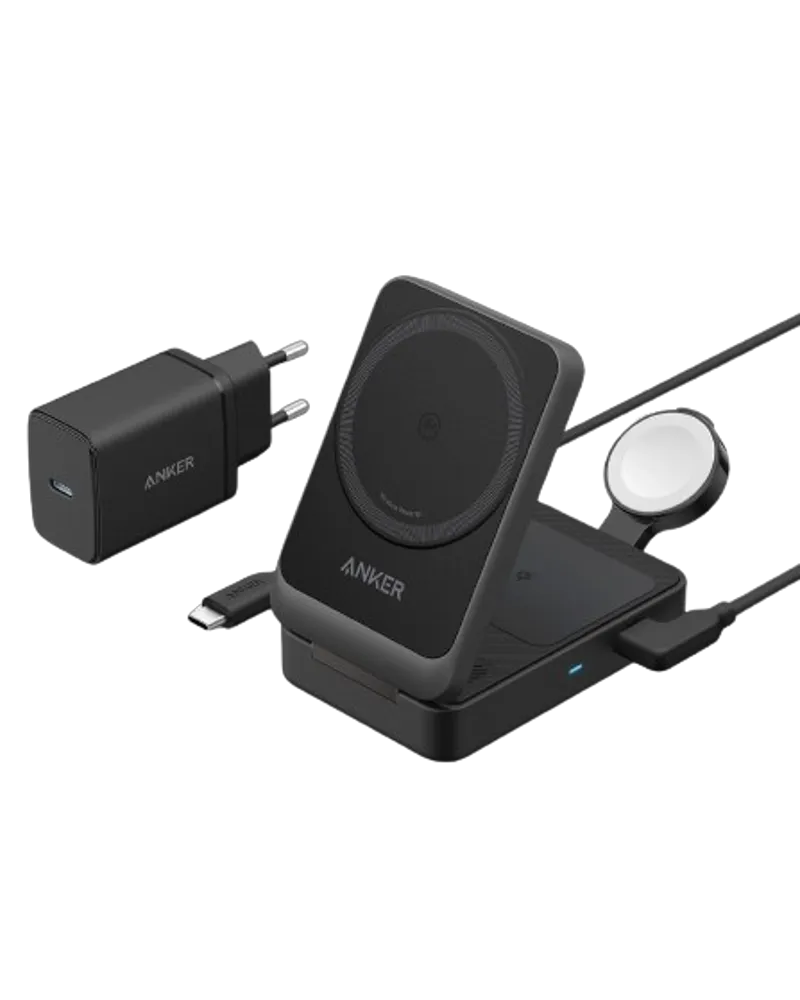 Anker MagGo Wireless Charging Station (Foldable 3-in-1)