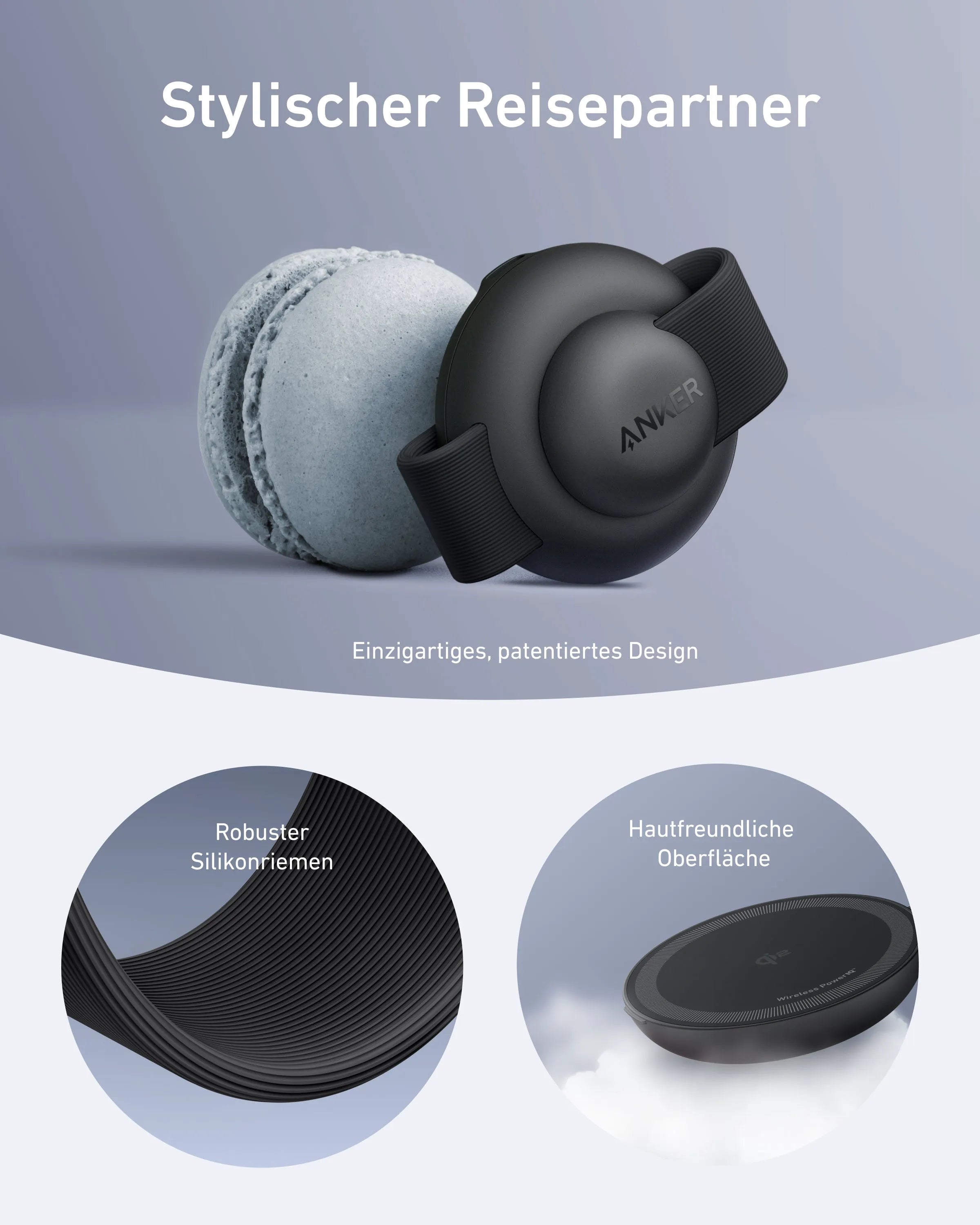 Anker MagGo Wireless Charging Station (3-in-1, Foldable Charging Pad)