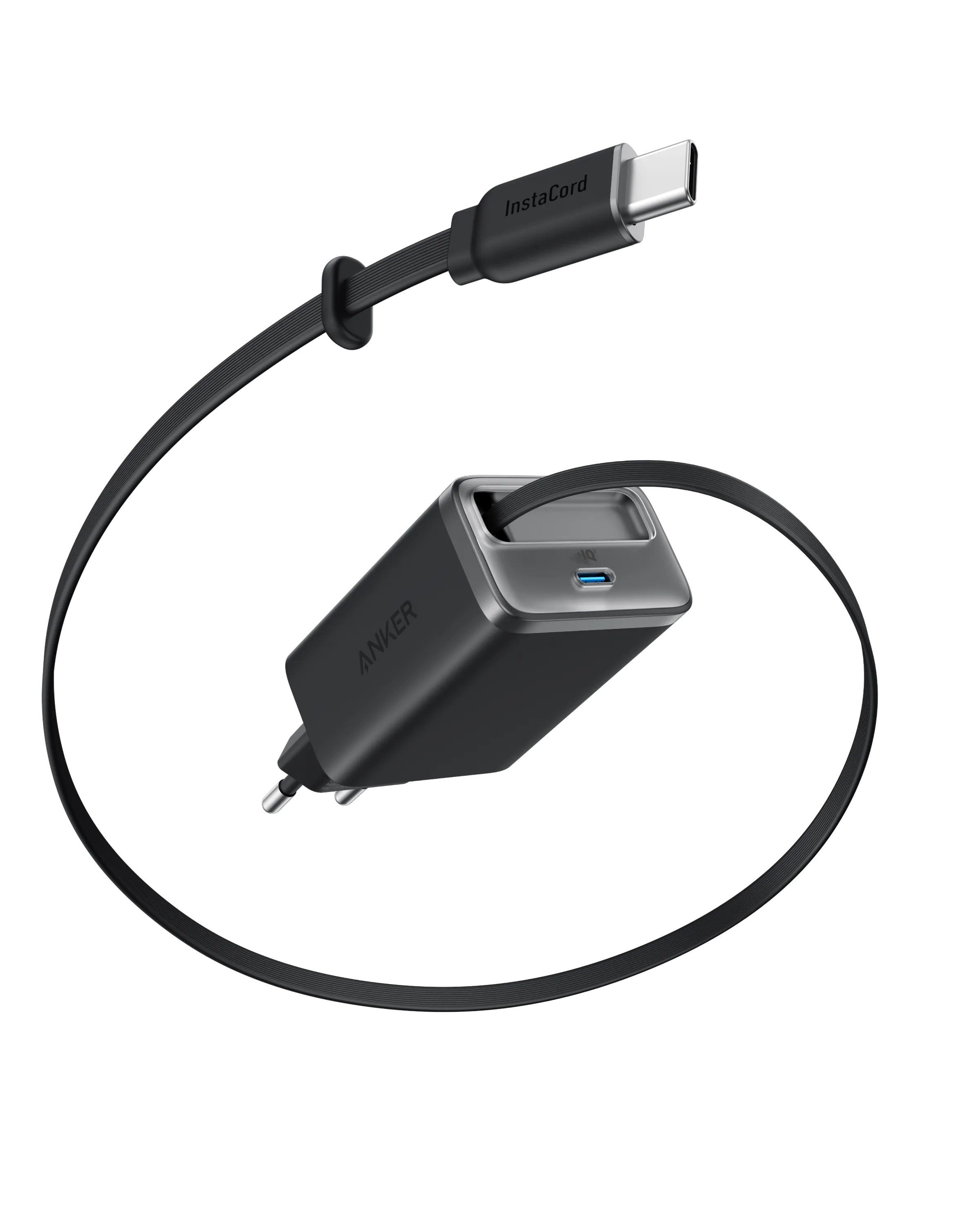Anker Nano Charger 35W with Built-In Retractable USB-C Cable