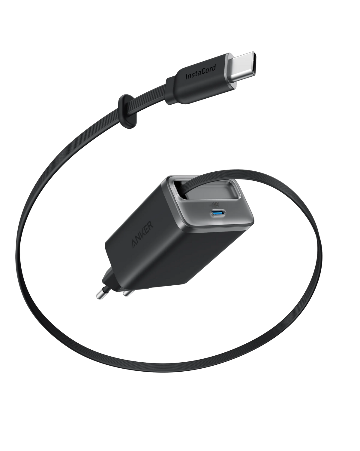 Anker Nano Charger 35W with Built-In Retractable USB-C Cable
