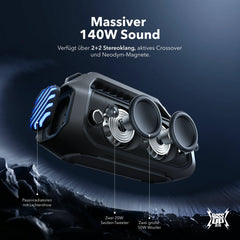 Boom 2 Plus | Bluetooth Speaker with Powerful Bass for Outdoors