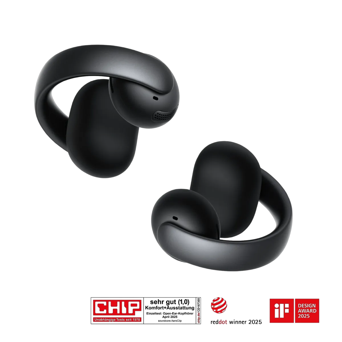 soundcore AeroClip Open-Ear Clip Earbuds with Adaptive Comfort