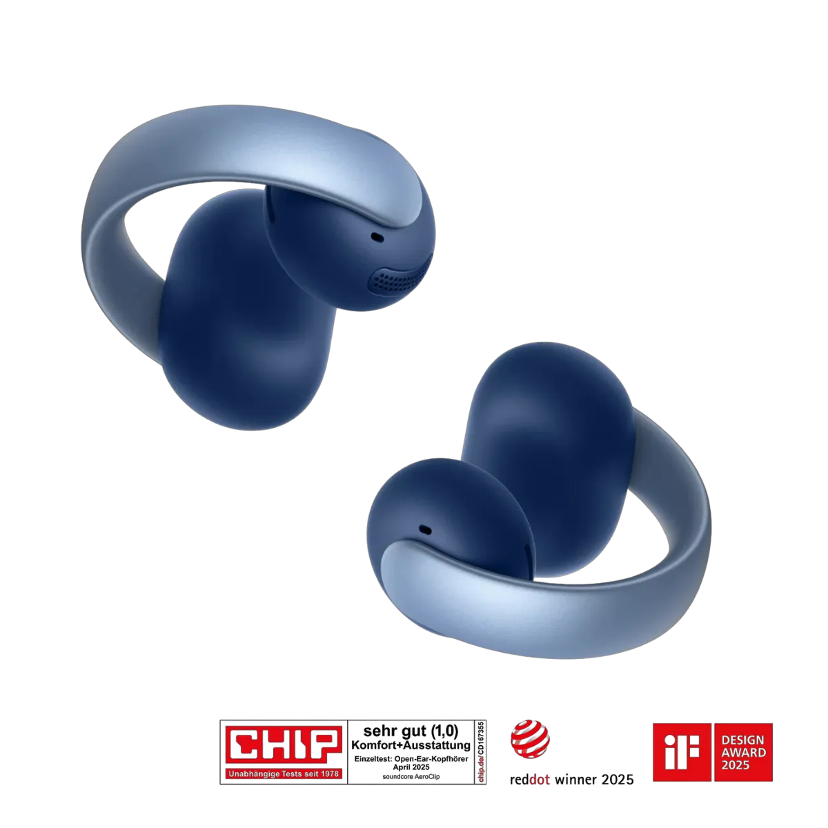 soundcore AeroClip Open-Ear Clip Earbuds with Adaptive Comfort