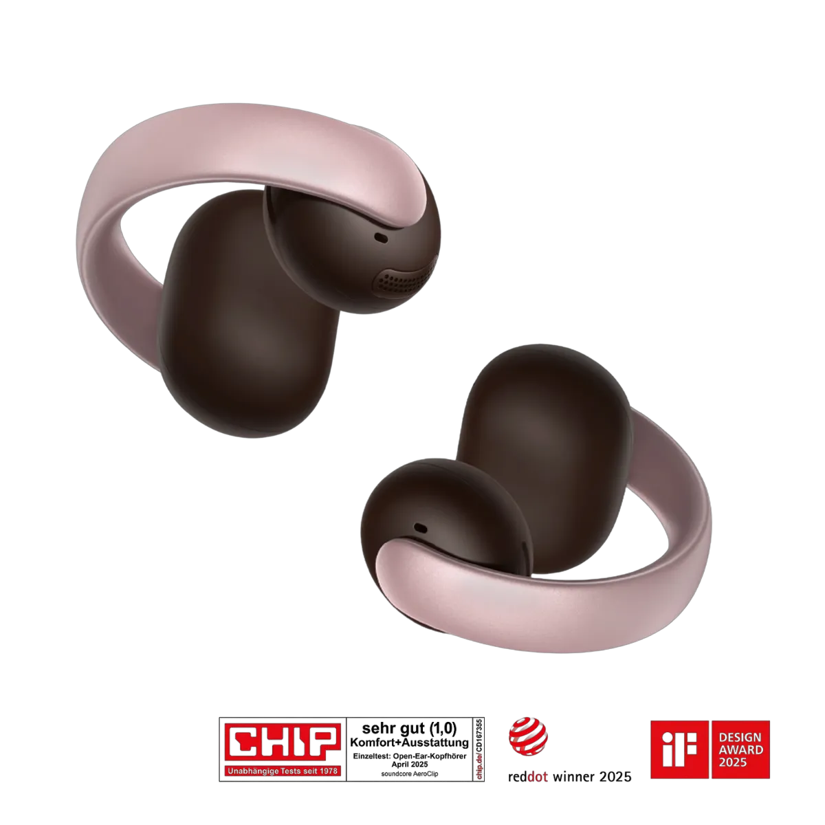 soundcore AeroClip Open-Ear Clip Earbuds with Adaptive Comfort