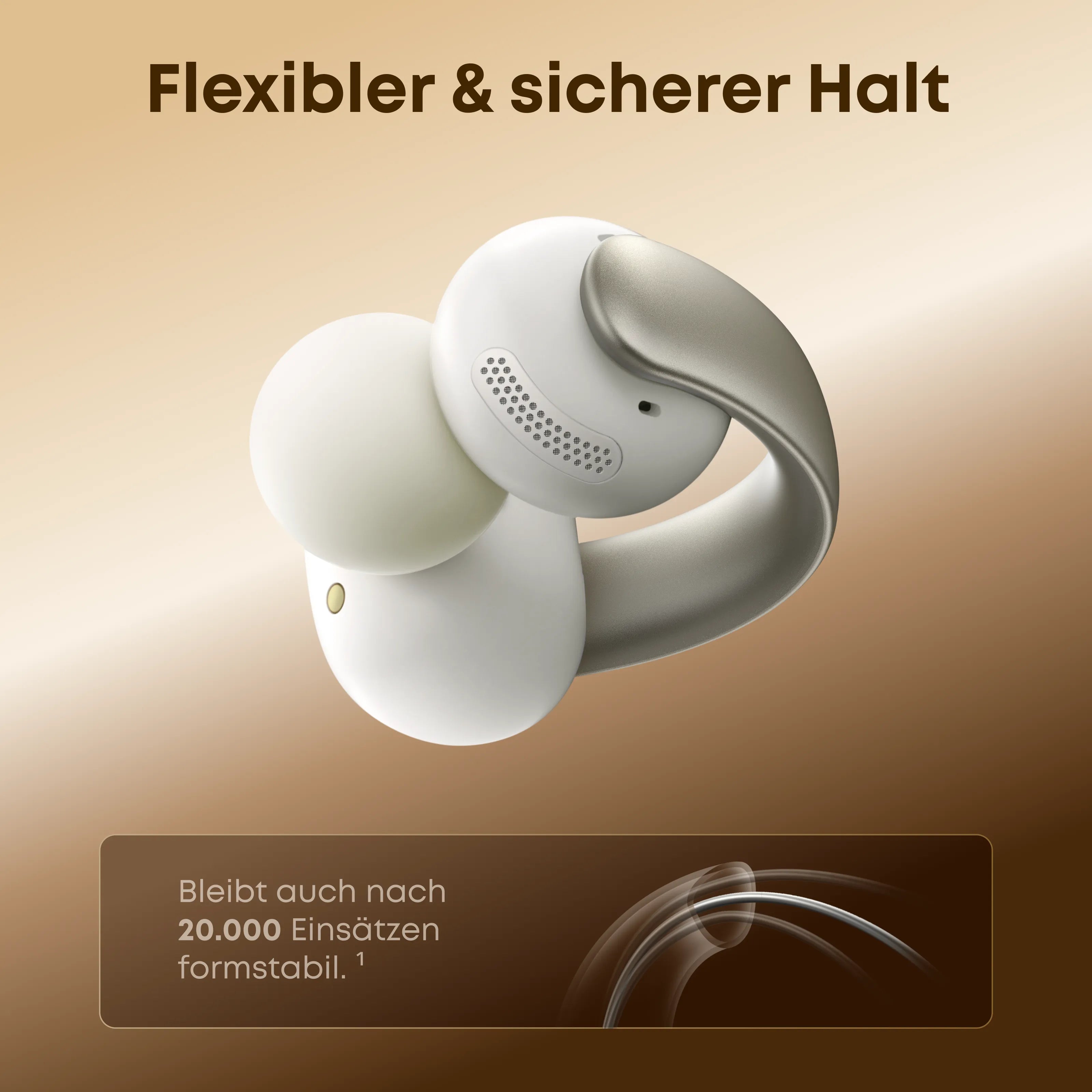 soundcore AeroClip Open-Ear Clip Earbuds with Adaptive Comfort