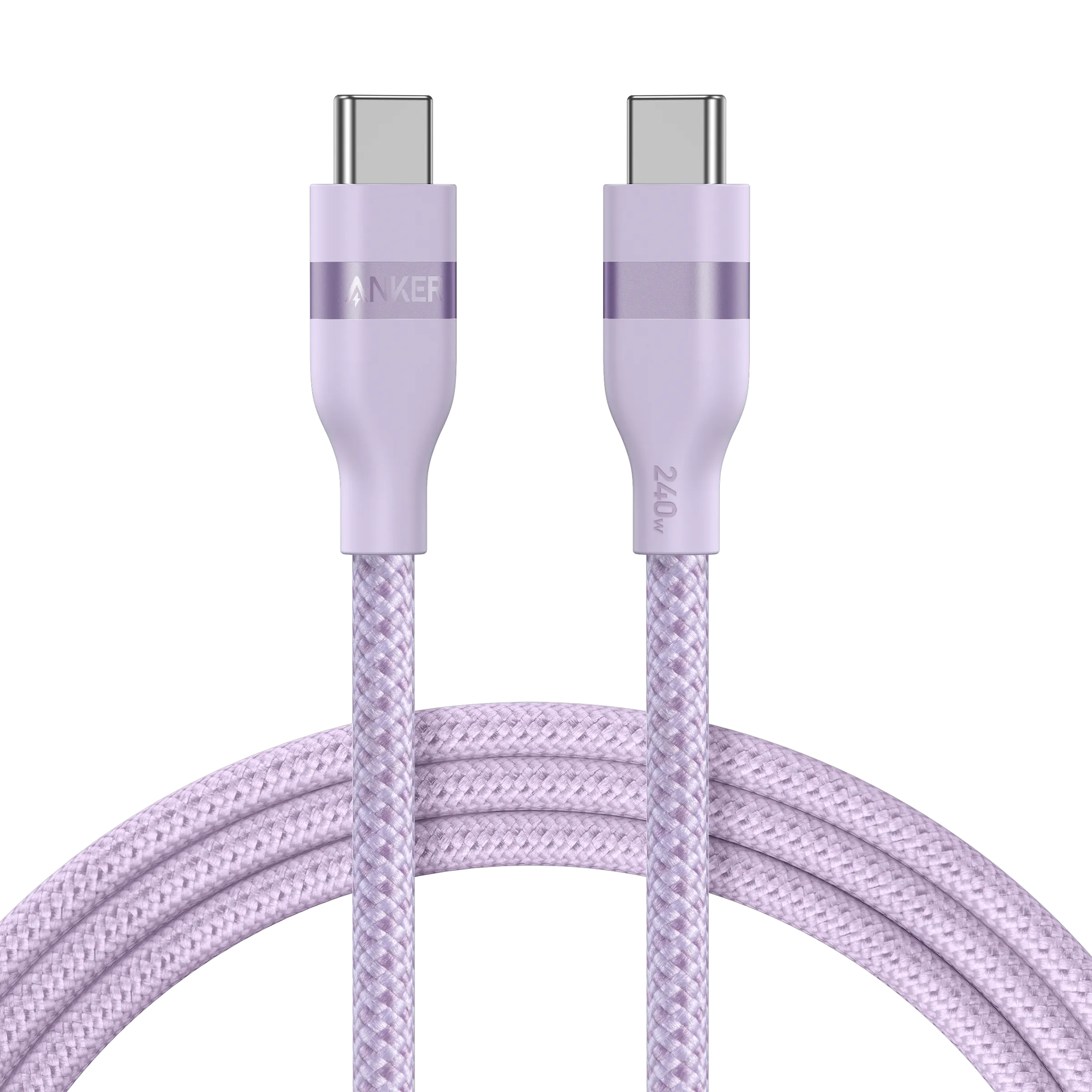 Anker USB-C to USB-C Cable (0.9m/1.8m, 240W, Upcycled Braided)