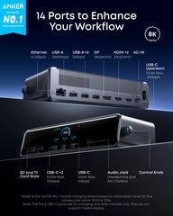 Anker Prime Docking Station and Anker Prime USB-C to USB-C Cable