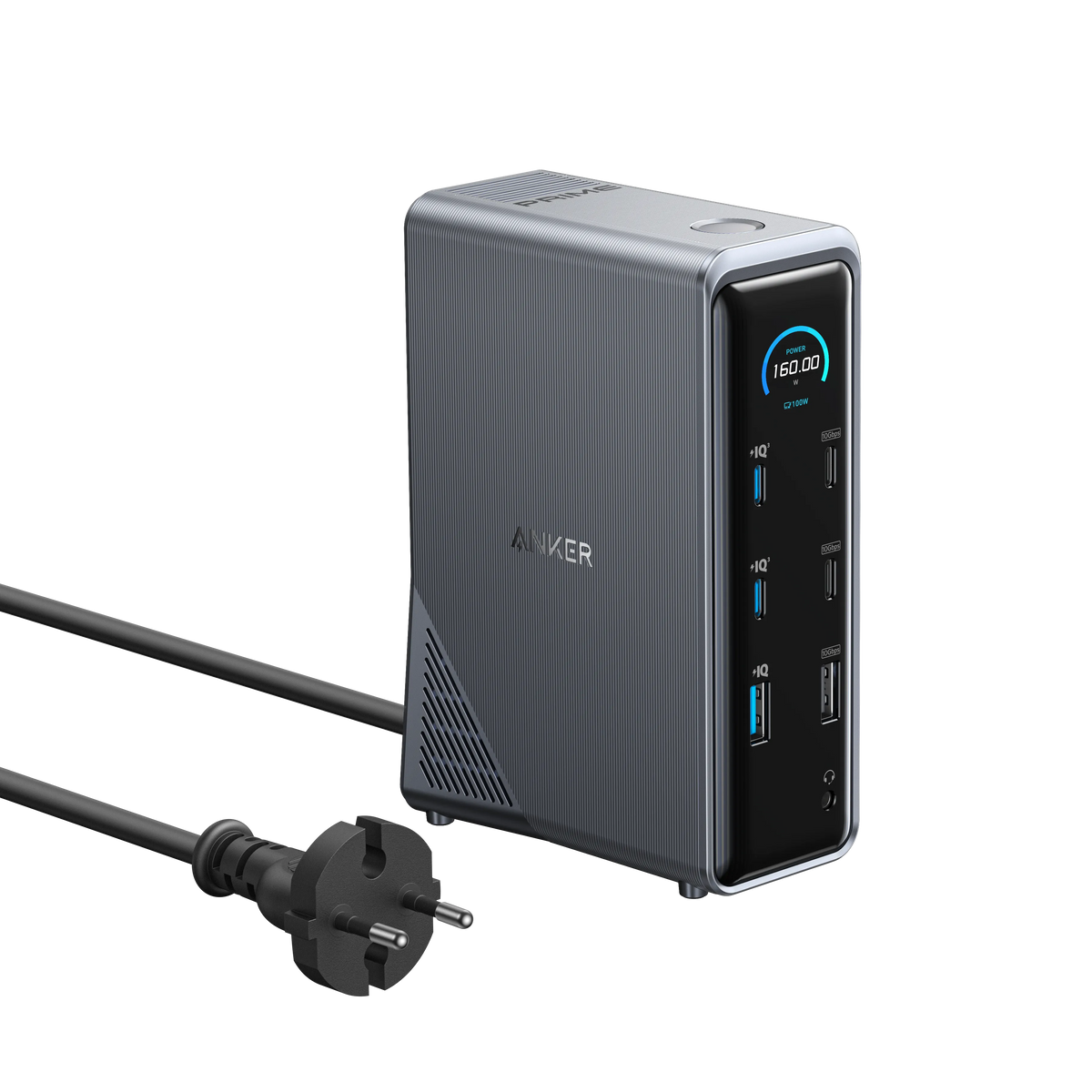 Anker Prime Charging Dock (14-in-1, Dual Display, 160W)