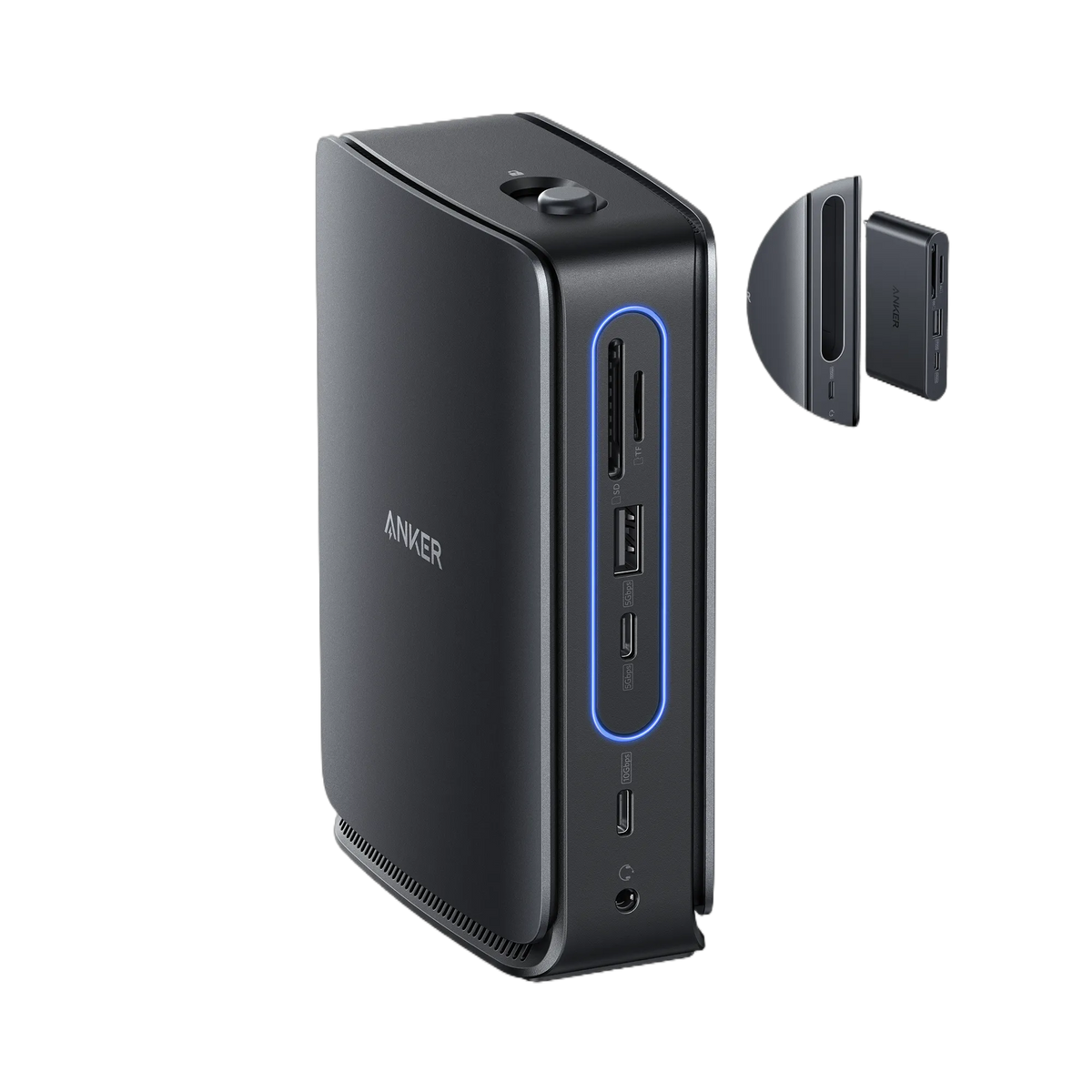 Anker Nano Docking Station (13-in-1, Triple Display Support, Built-in Detachable Hub)
