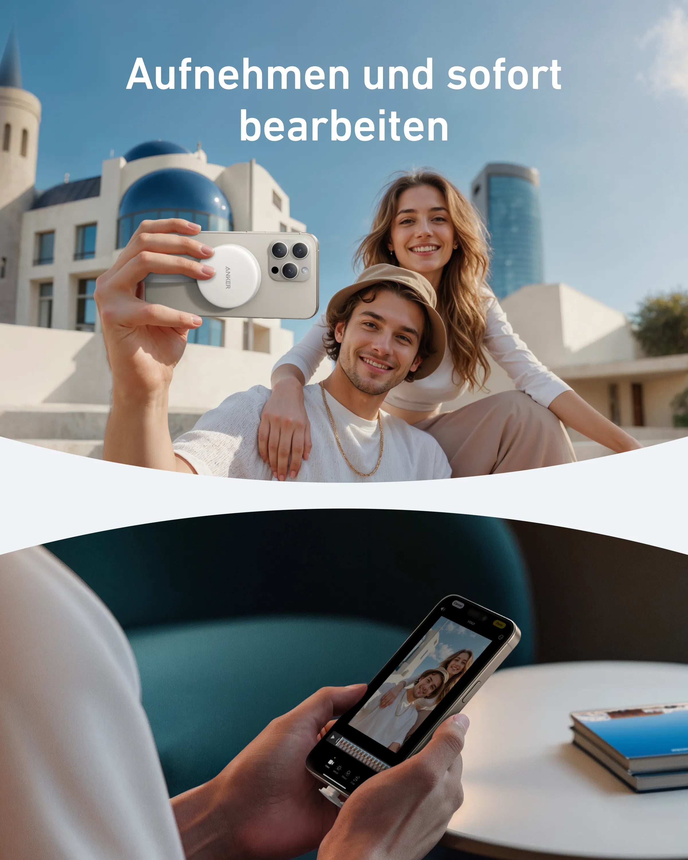 Anker MagGo USB-C Charger (3-in-1, 10 Gbit/s, for iPhone)