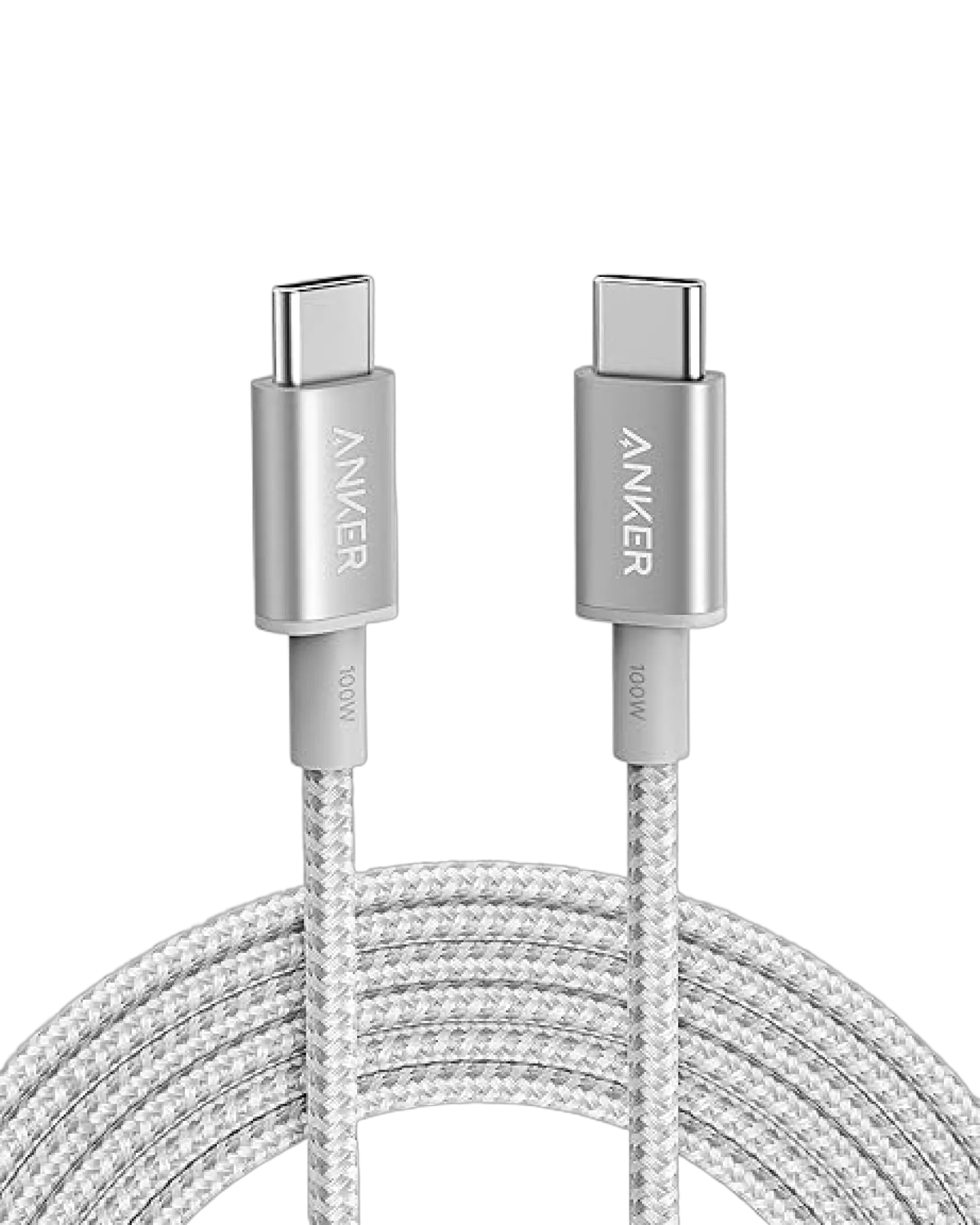Anker Nylon USB-C to USB-C Cable, 100W Type-C, 3m, Fast Charging