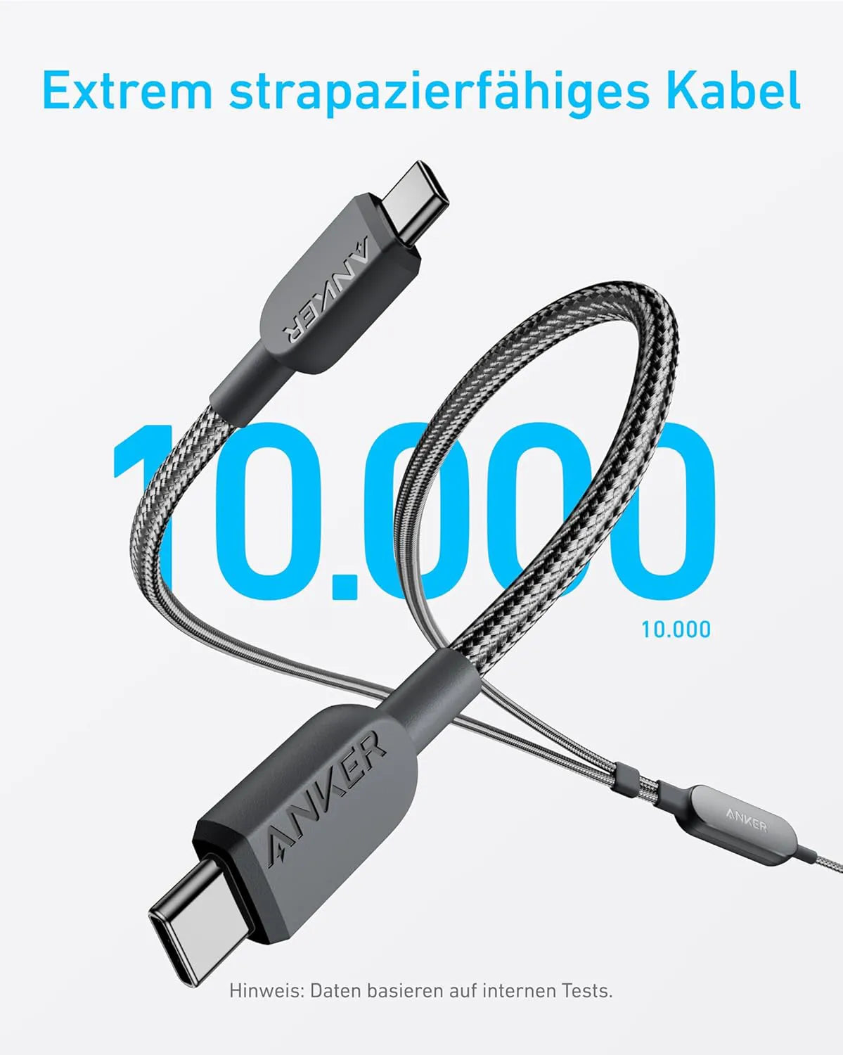 Anker Prime 160W GaNPrime 3-Port Charger with 2-in-1 USB-C to USB-C Cable (120cm, 140W, Braided)