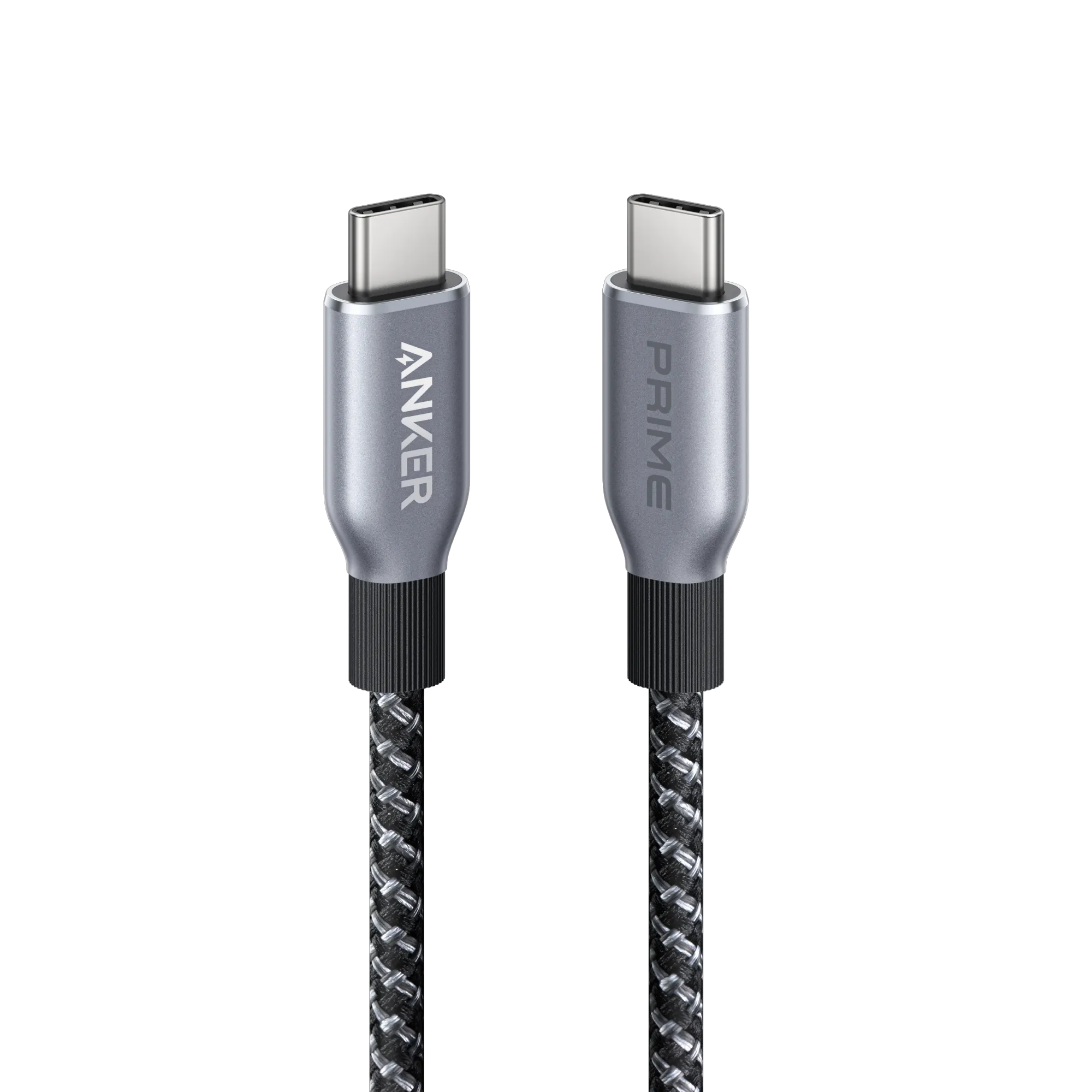 Anker Prime Charger (250W, 6 Ports, GaNPrime) + Anker Prime USB-C to USB-C Cable (240W, Upcycled Braided Design, 0.9m)