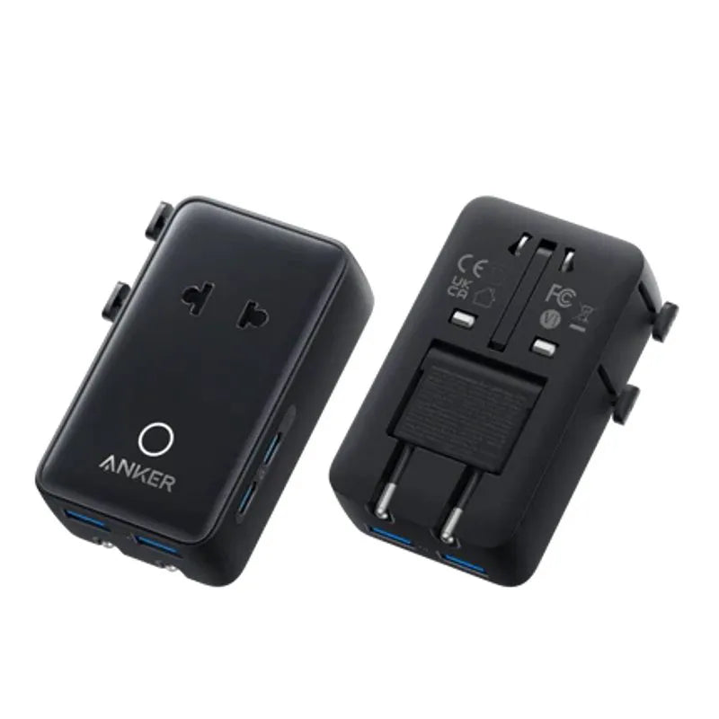 Anker 140W 4-Port USB-C Charger with PD 3.1 and Cable + Anker Nano 5-in-1 Travel Adapter (20W)