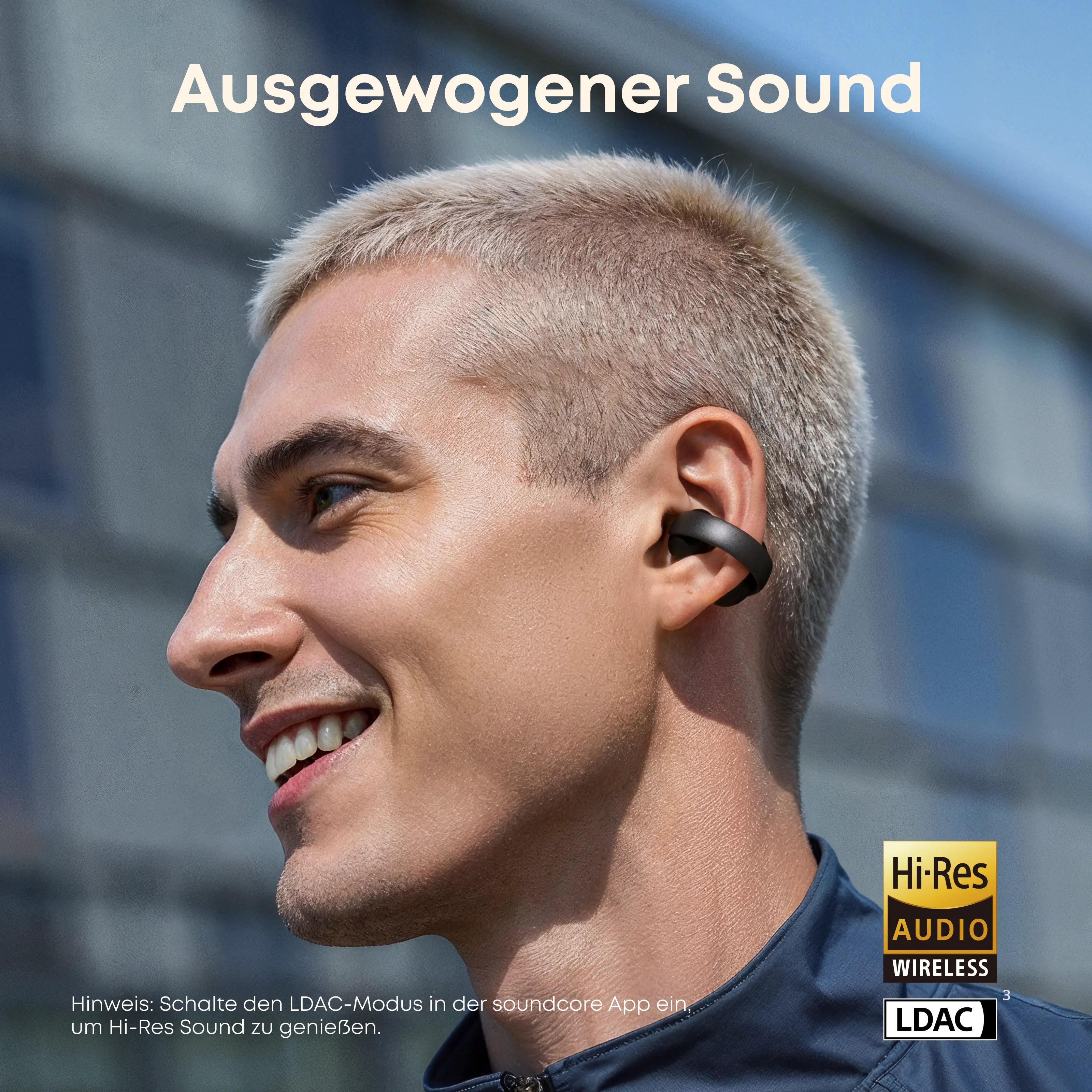 soundcore AeroClip Open-Ear Clip Earbuds with Adaptive Comfort