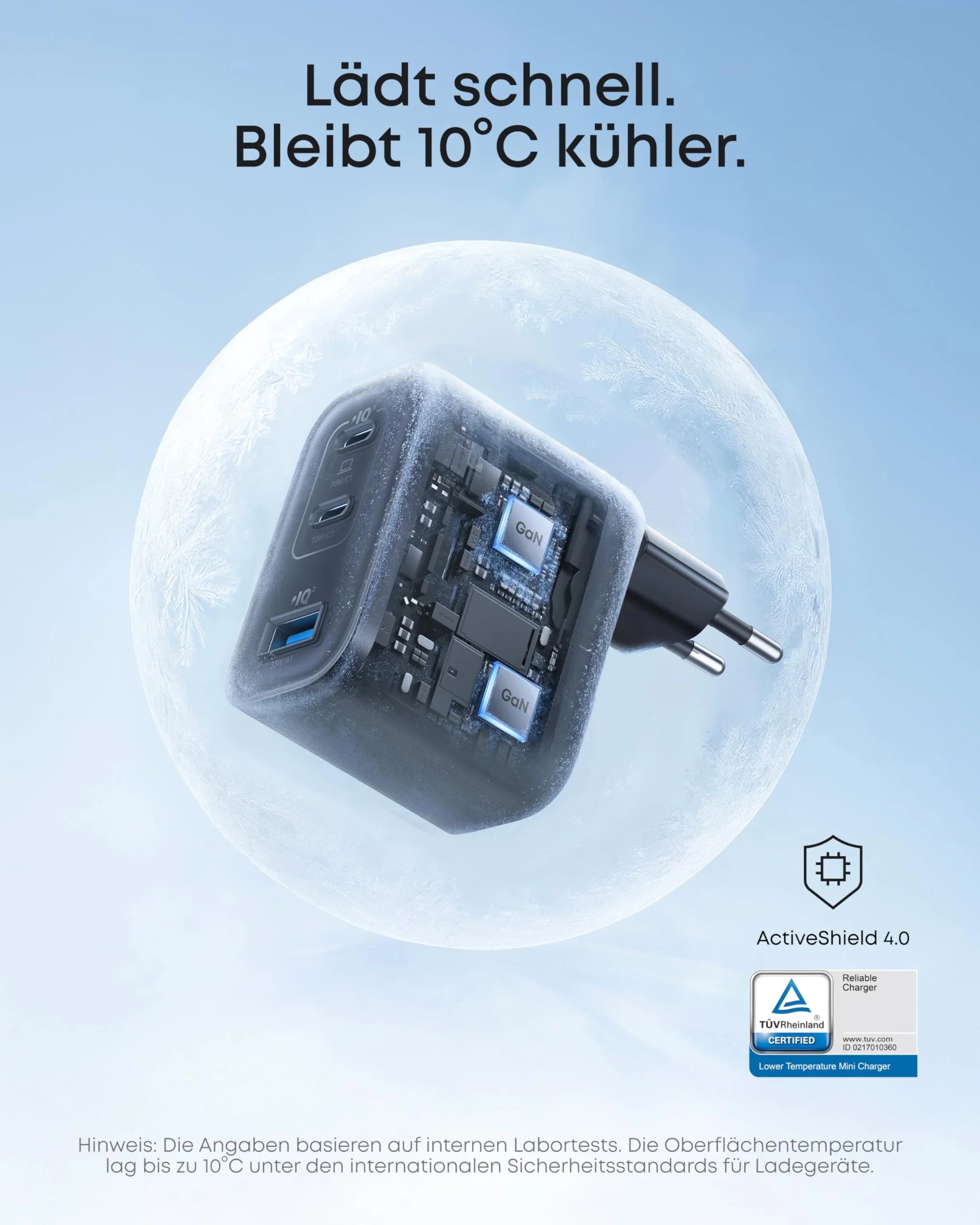 Anker Prime Charger (200W, 6 Ports, GaN) + Anker Nano Charger (70W, 3 Ports)