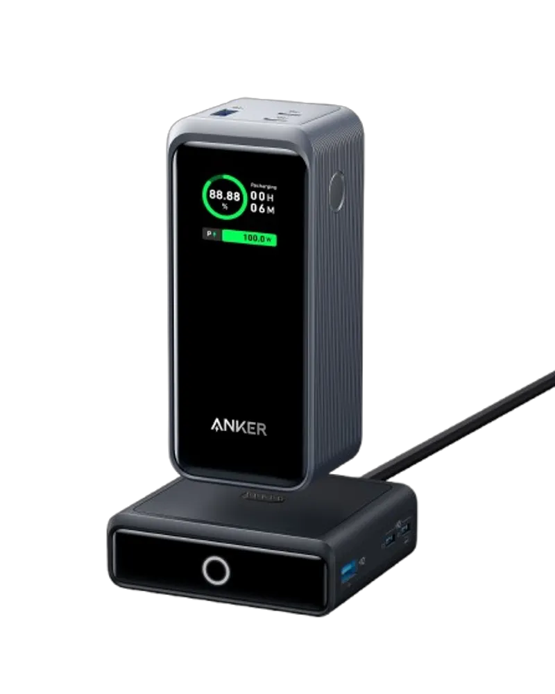 Anker Prime 20000mAh Power Bank (200W) with 100W Charging Base
