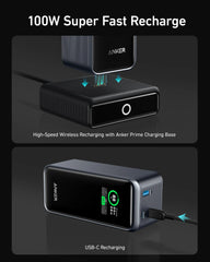 Anker Prime 20000mAh Power Bank (200W) with 100W Charging Base