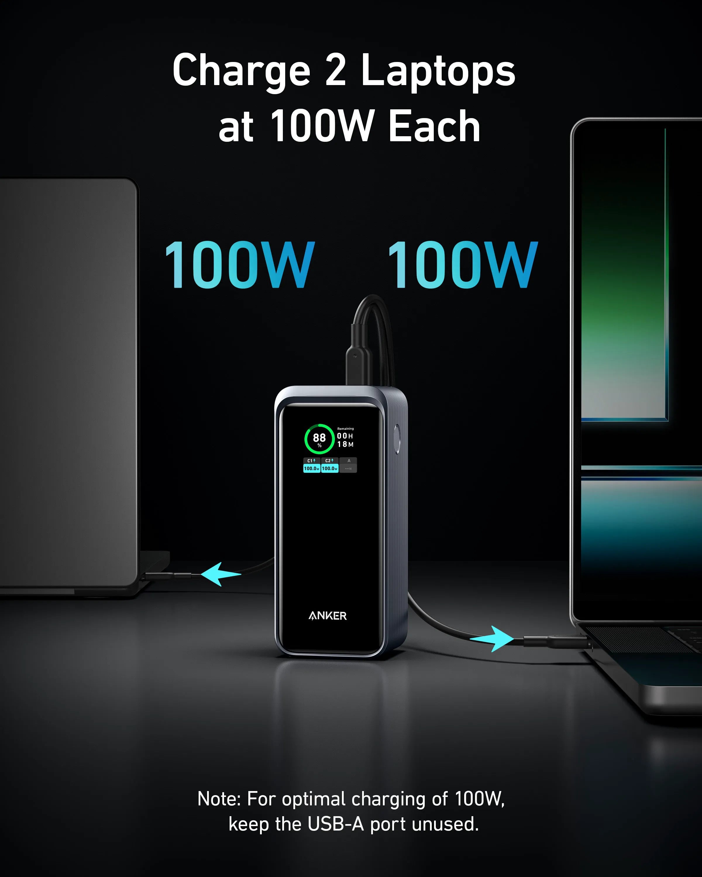 Anker Prime 20000mAh Power Bank (200W) with 100W Charging Base