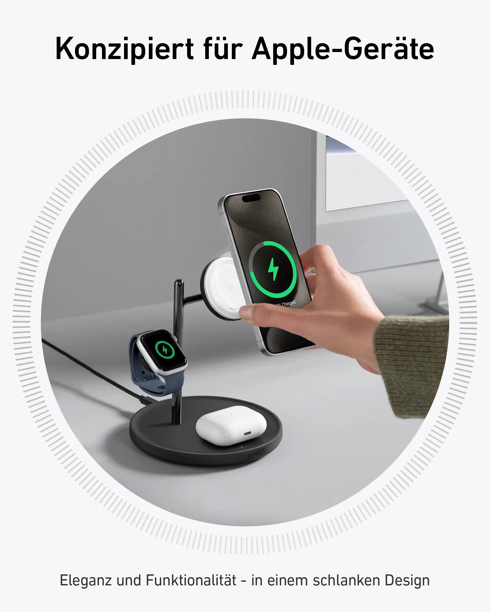 Anker MagGo Wireless Charging Station (3-in-1 Stand)