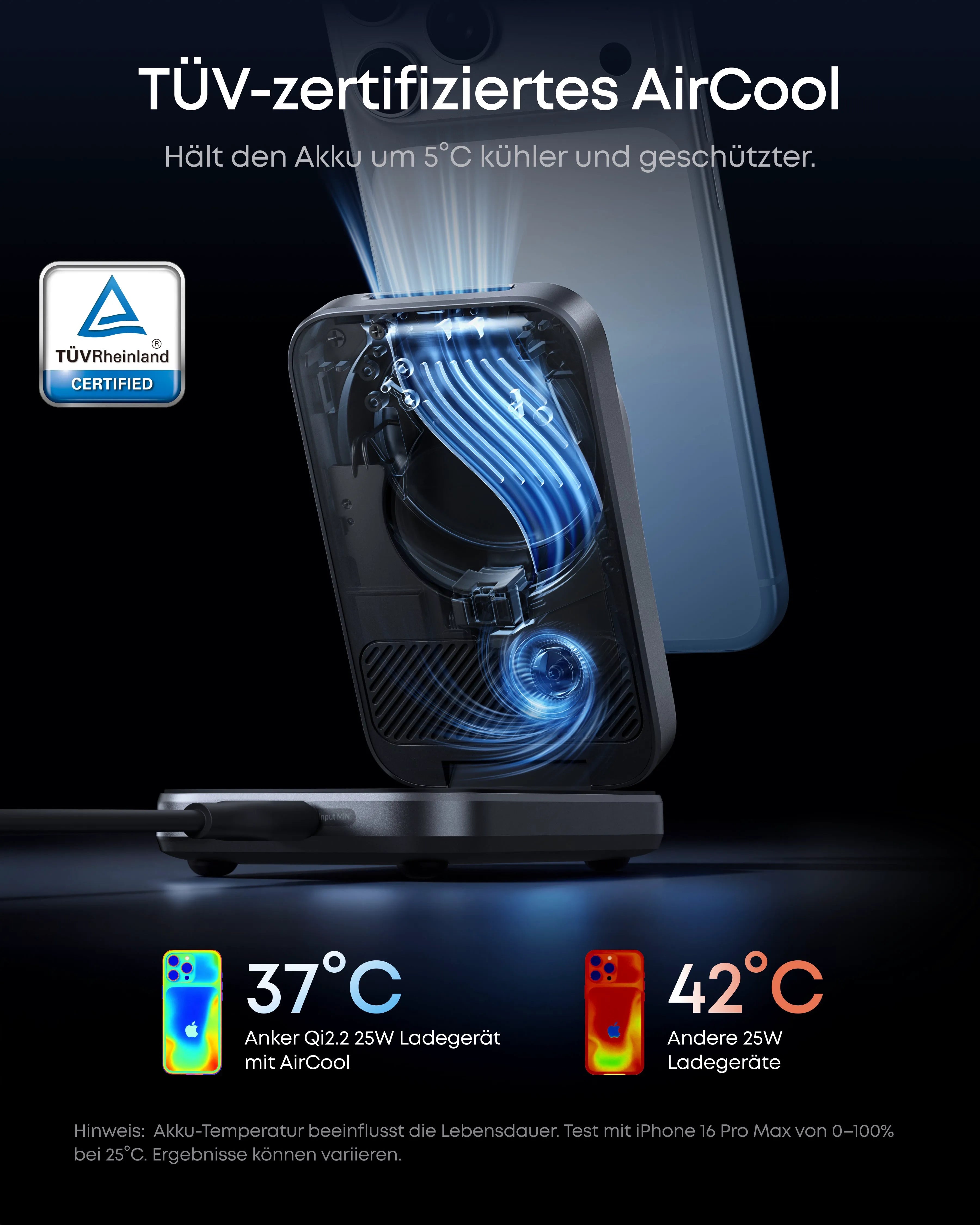 Anker Prime Wireless Charging Station (3-in-1, MagGo, AirCool, Foldable)