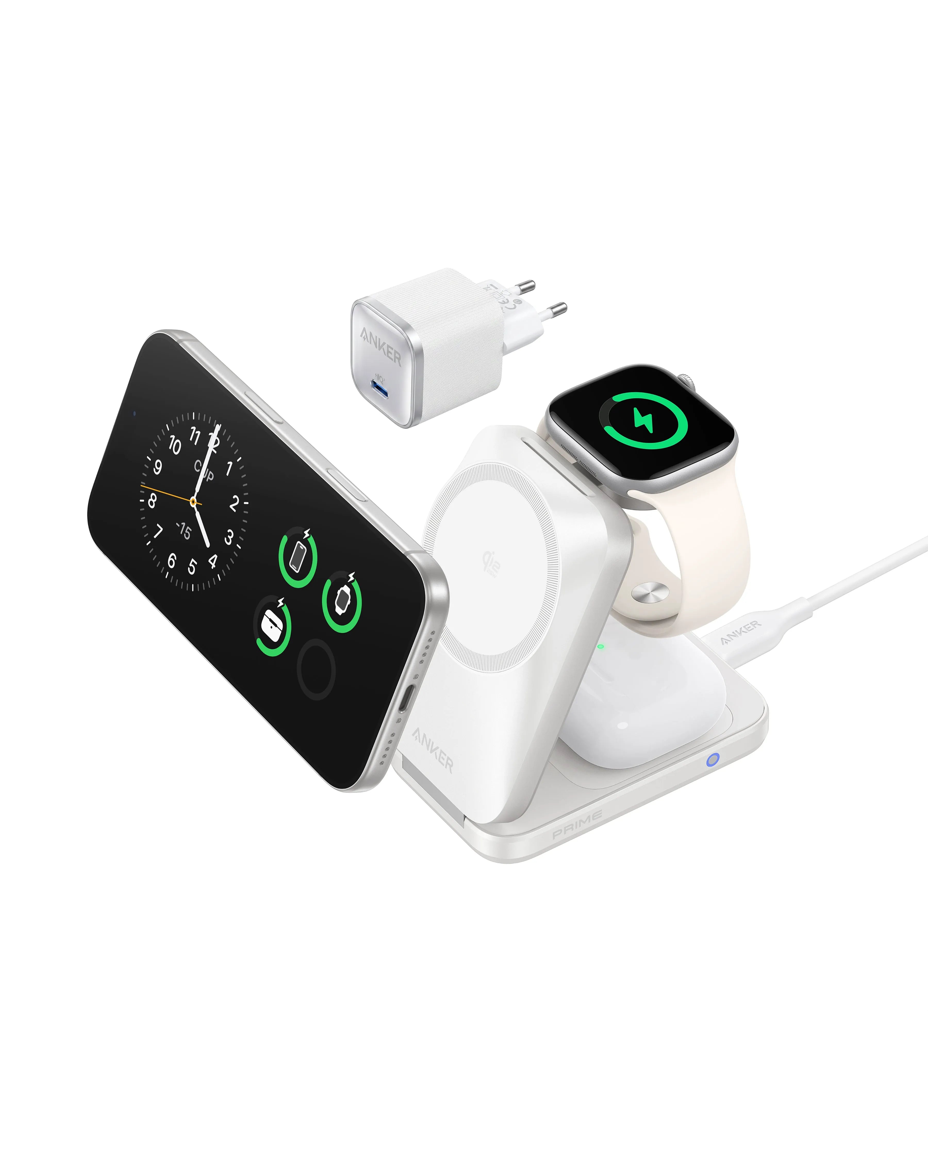 Anker Prime Wireless Charging Station (3-in-1, MagGo, AirCool, Foldable)