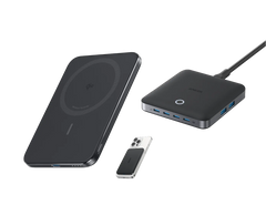 Anker Nano Power Bank (5K, Magnetic, Slim) + Anker Nano Charger (130W, 6 Ports)