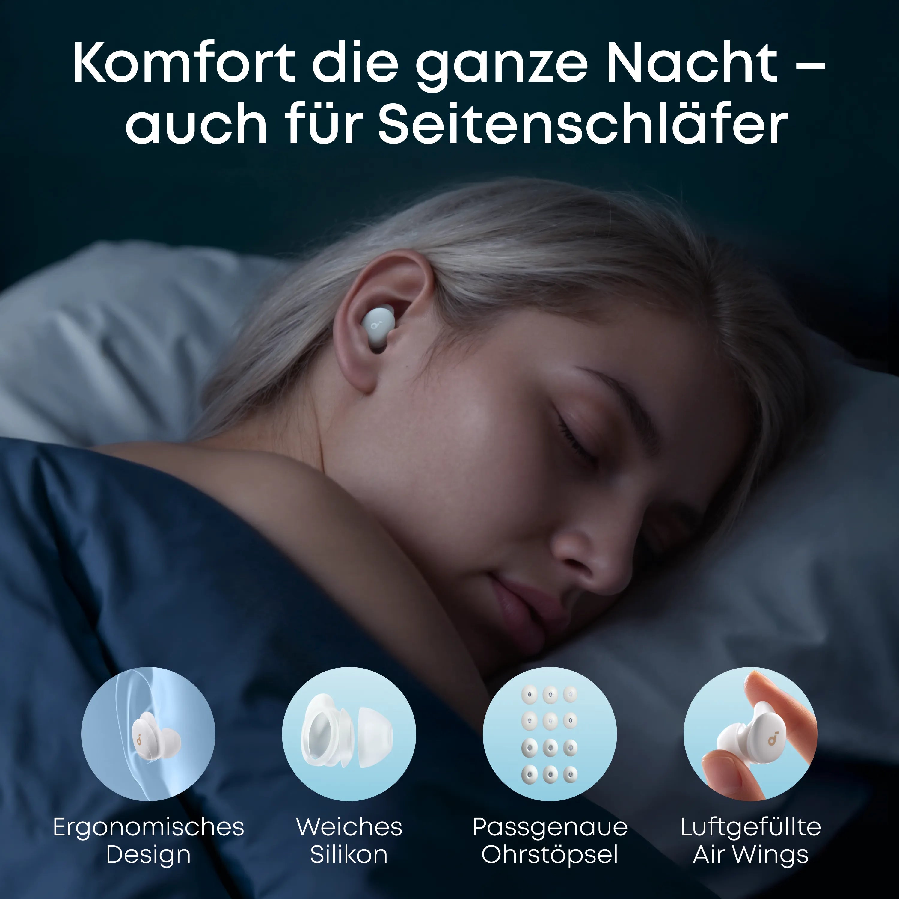 Sleep A30｜World's First Smart ANC Sleep Headphones