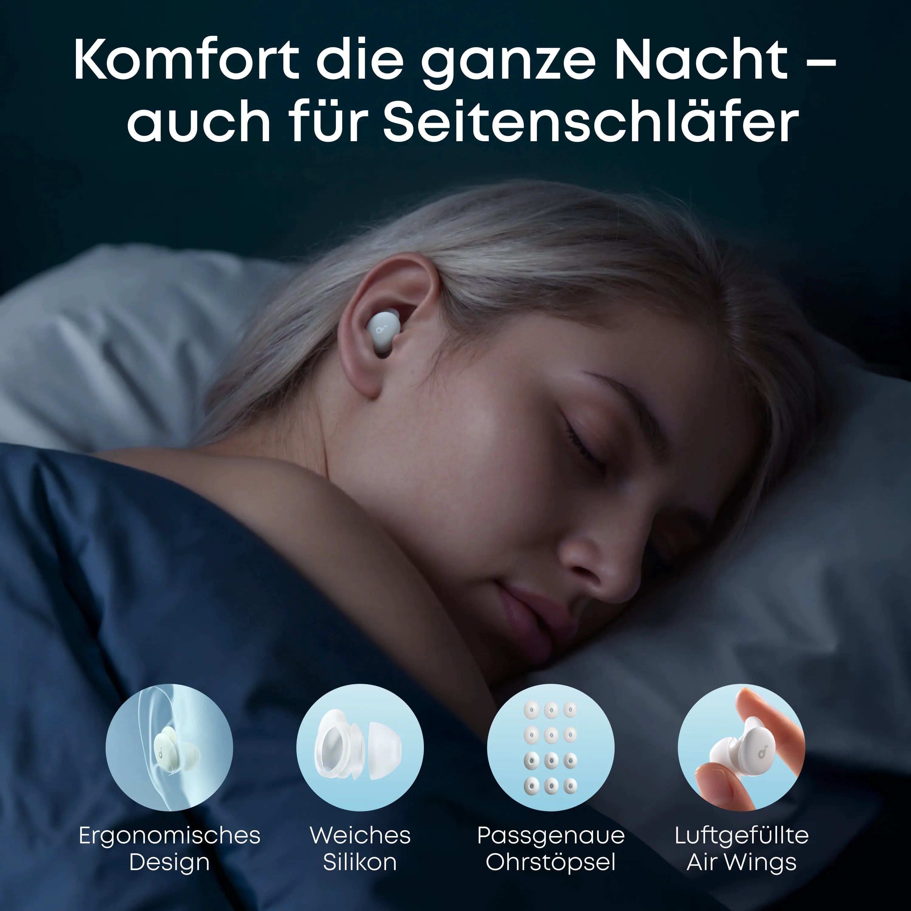 Sleep A30｜World's First Smart ANC Sleep Headphones