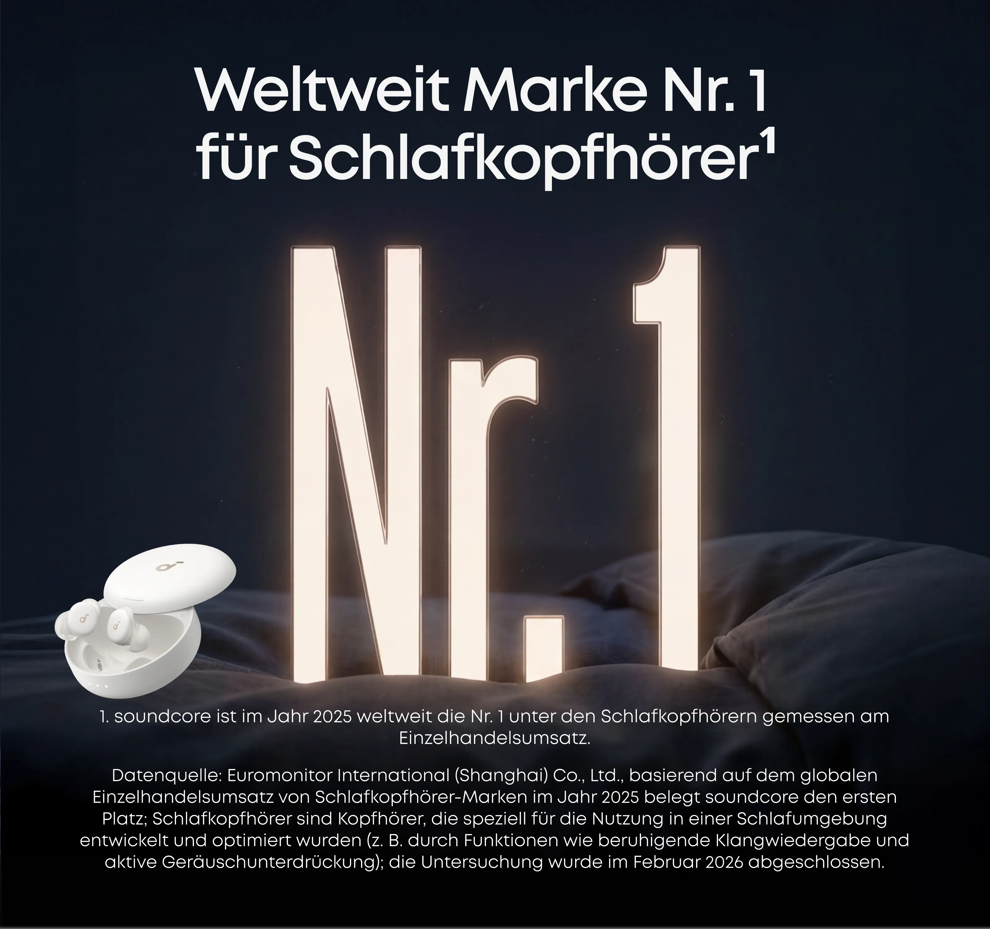 Sleep A30｜World's First Smart ANC Sleep Headphones