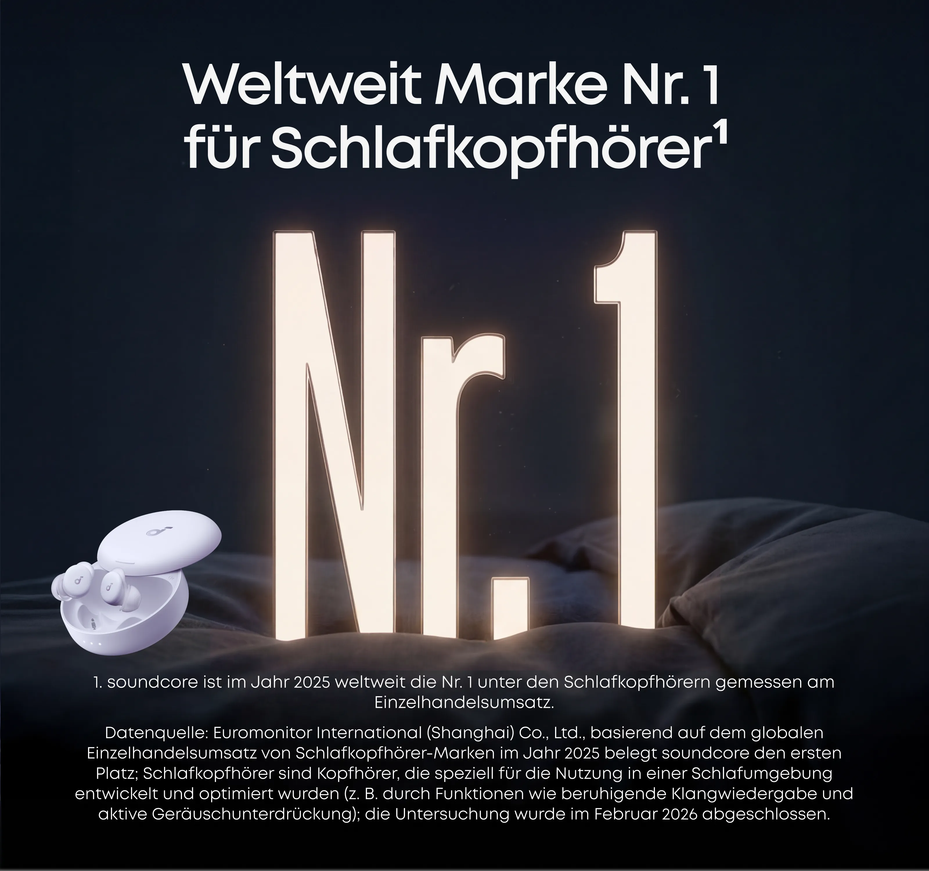 Sleep A30｜World's First Smart ANC Sleep Headphones