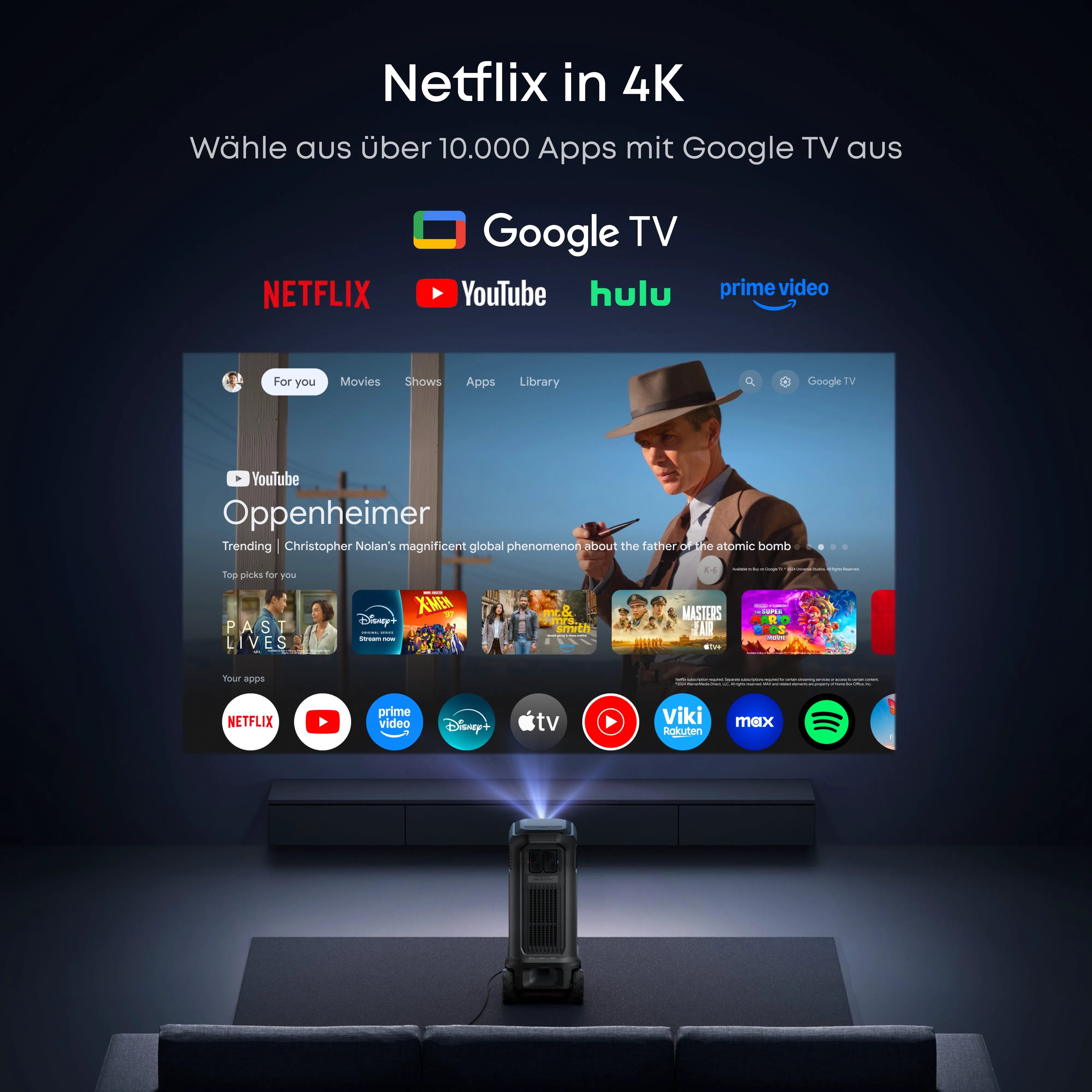 Nebula X1 Pro 4K Beamer – Das weltweit erste mobile Heimkino