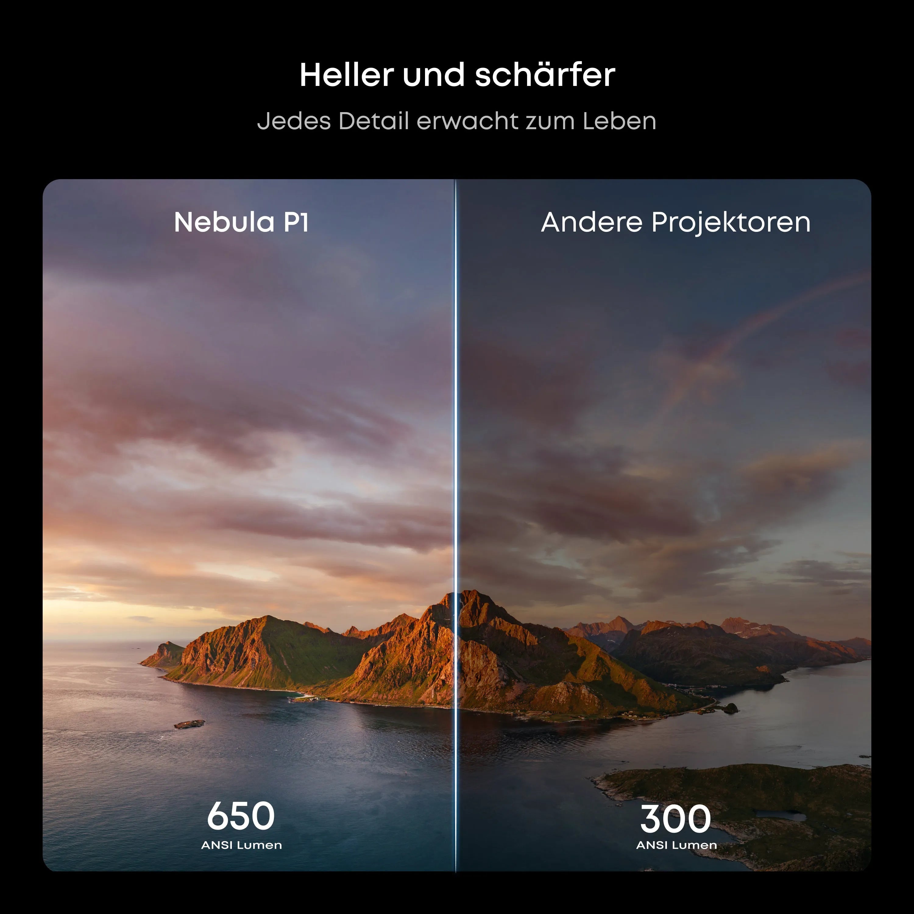 Nebula P1｜The industry's first detachable speaker for premium sound and visuals