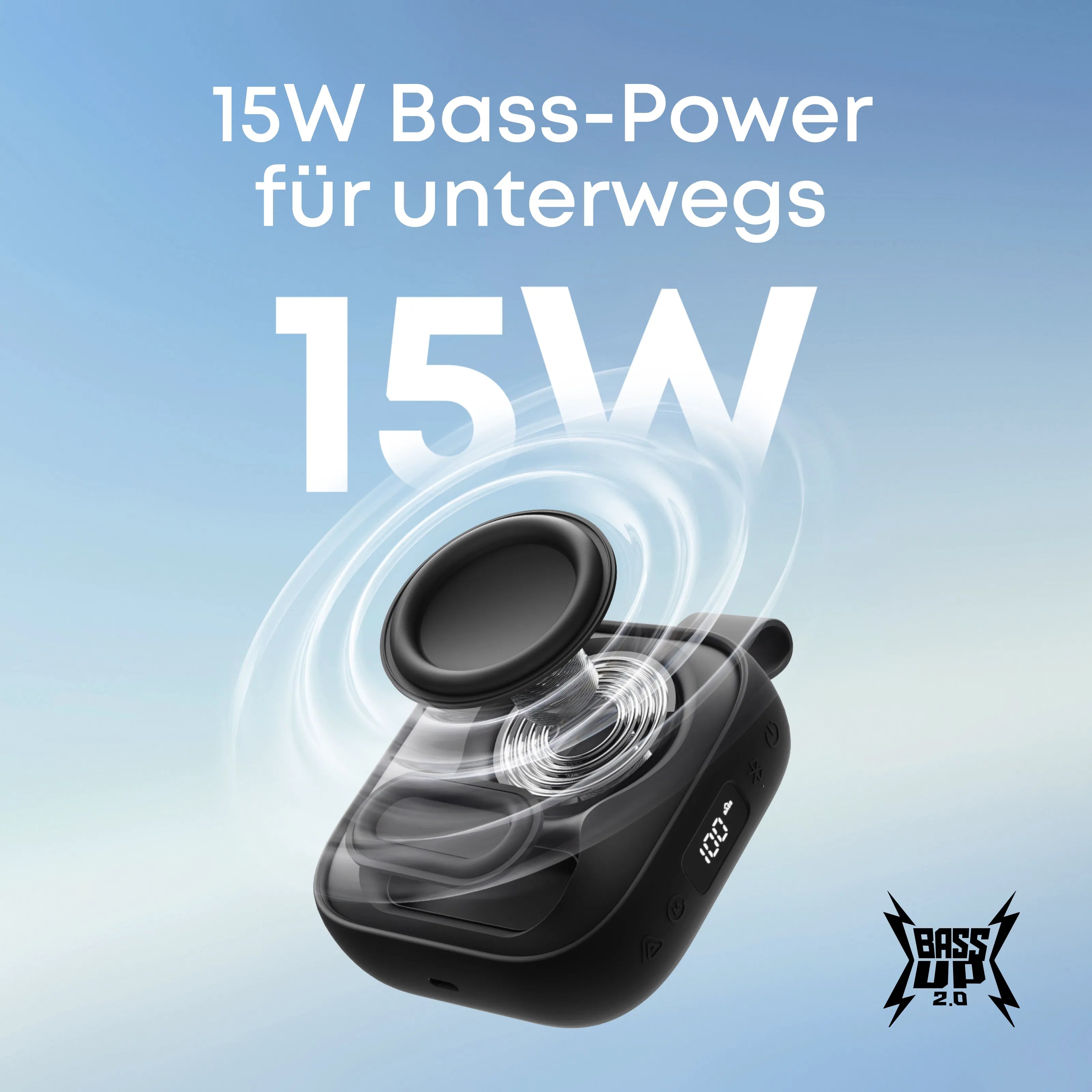 soundcore Boom Go 3i Portable Bluetooth Speaker with Powerful Bass