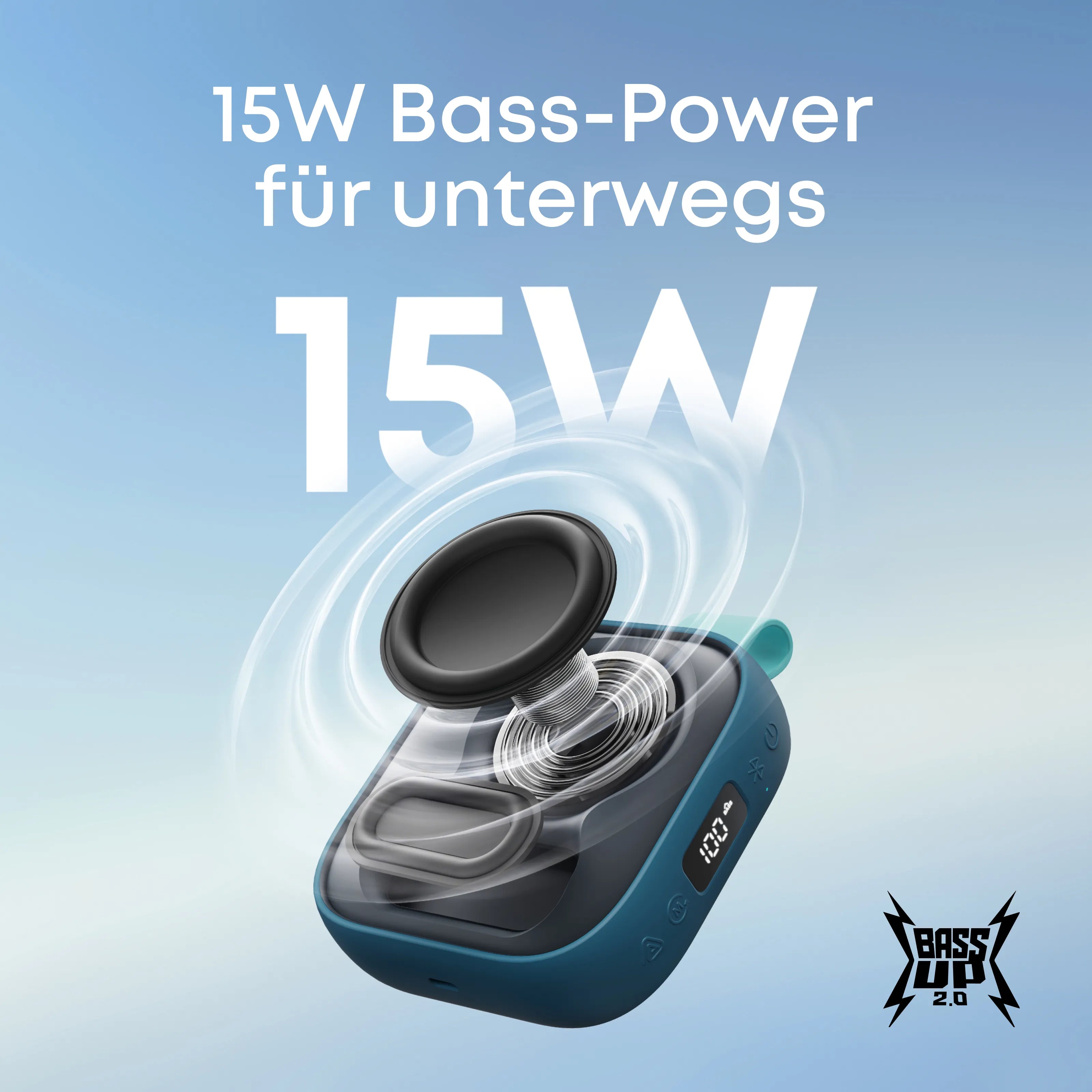 soundcore Boom Go 3i Portable Bluetooth Speaker with Powerful Bass