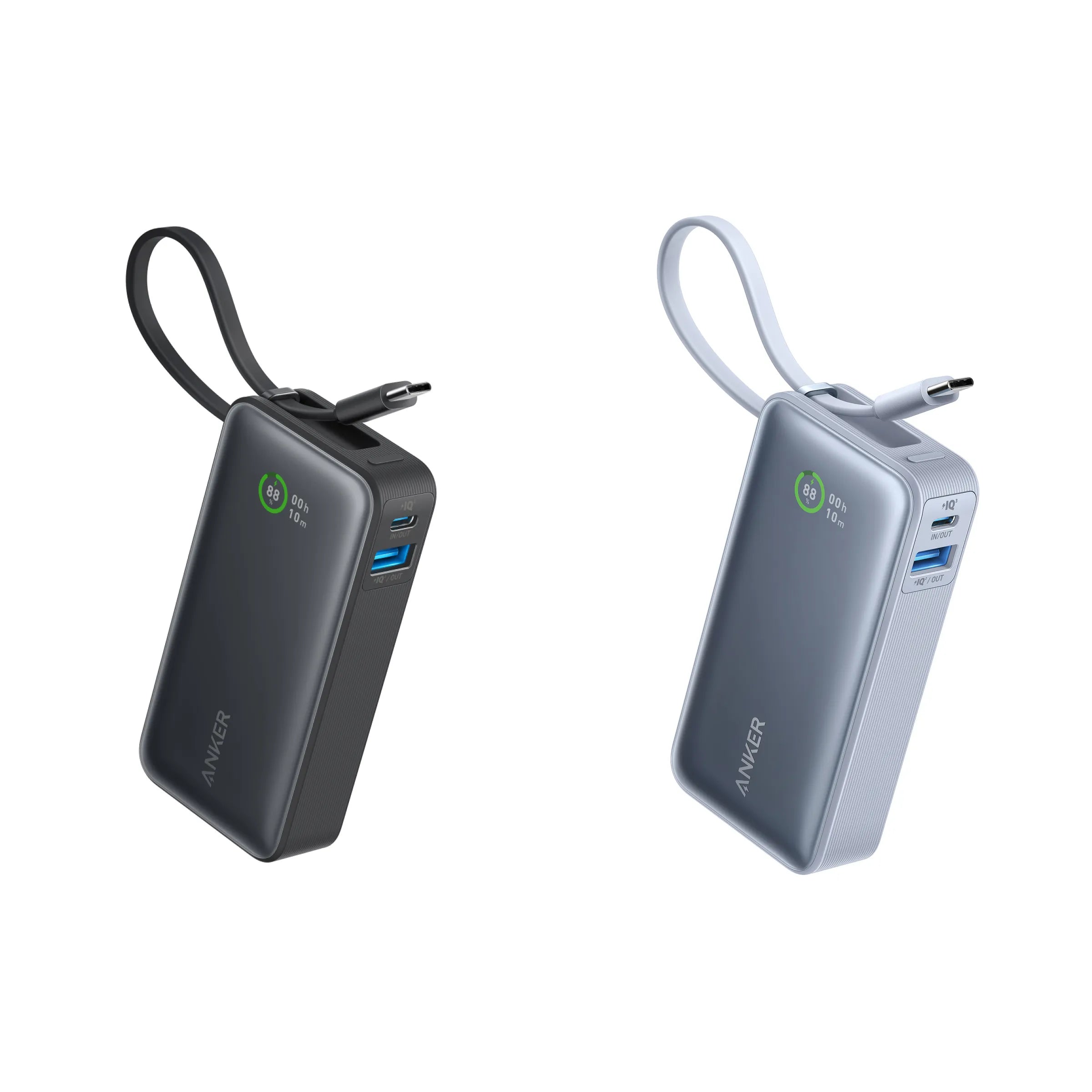Anker Nano Power Bank 30W with Built-In USB-C Cable