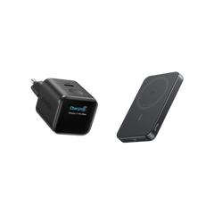 Anker Nano Charger (45W, Smart Display) + Anker MagGo Power Bank (10000mAh, Slim)