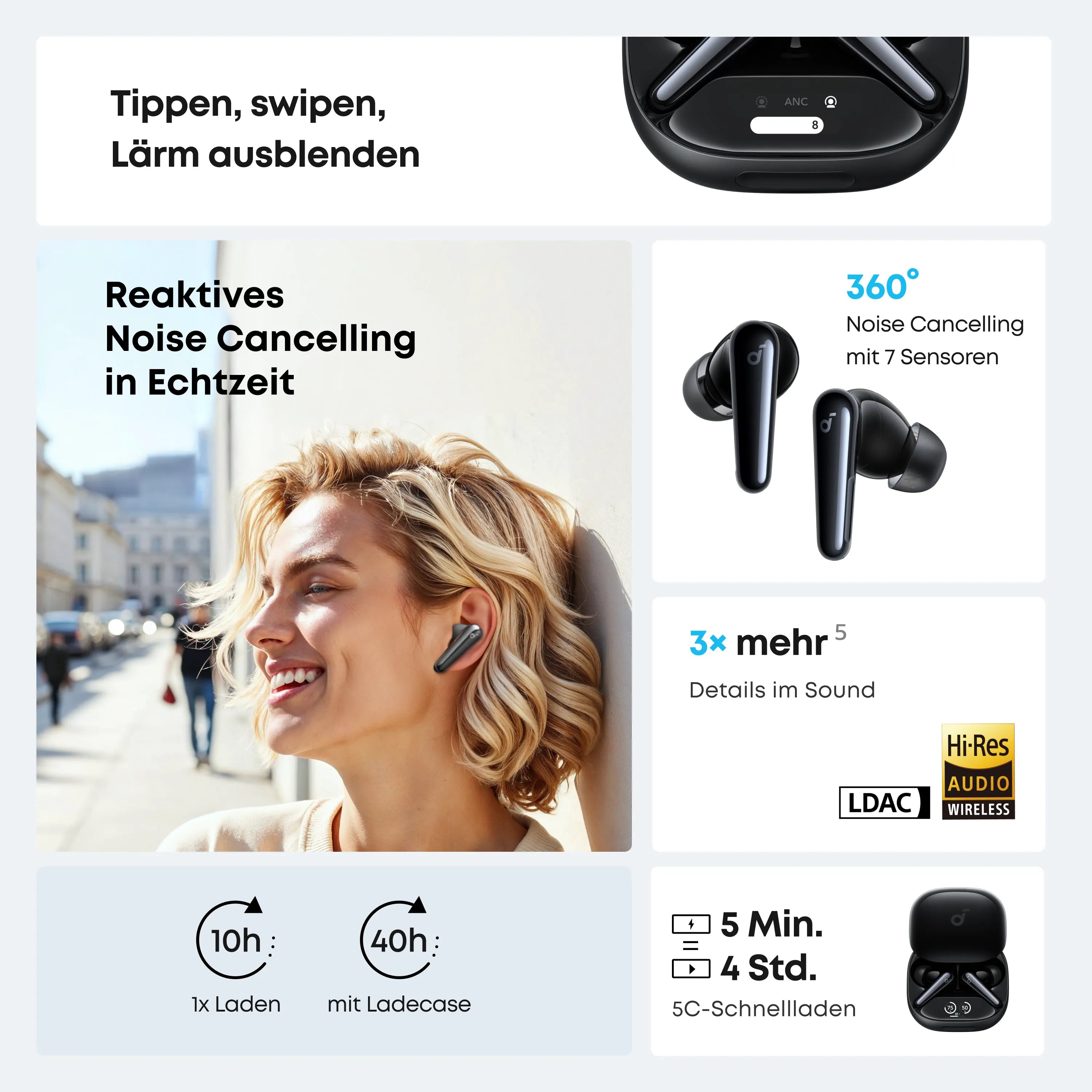 Liberty 4 Pro True Wireless Earbuds with Noise Cancelling