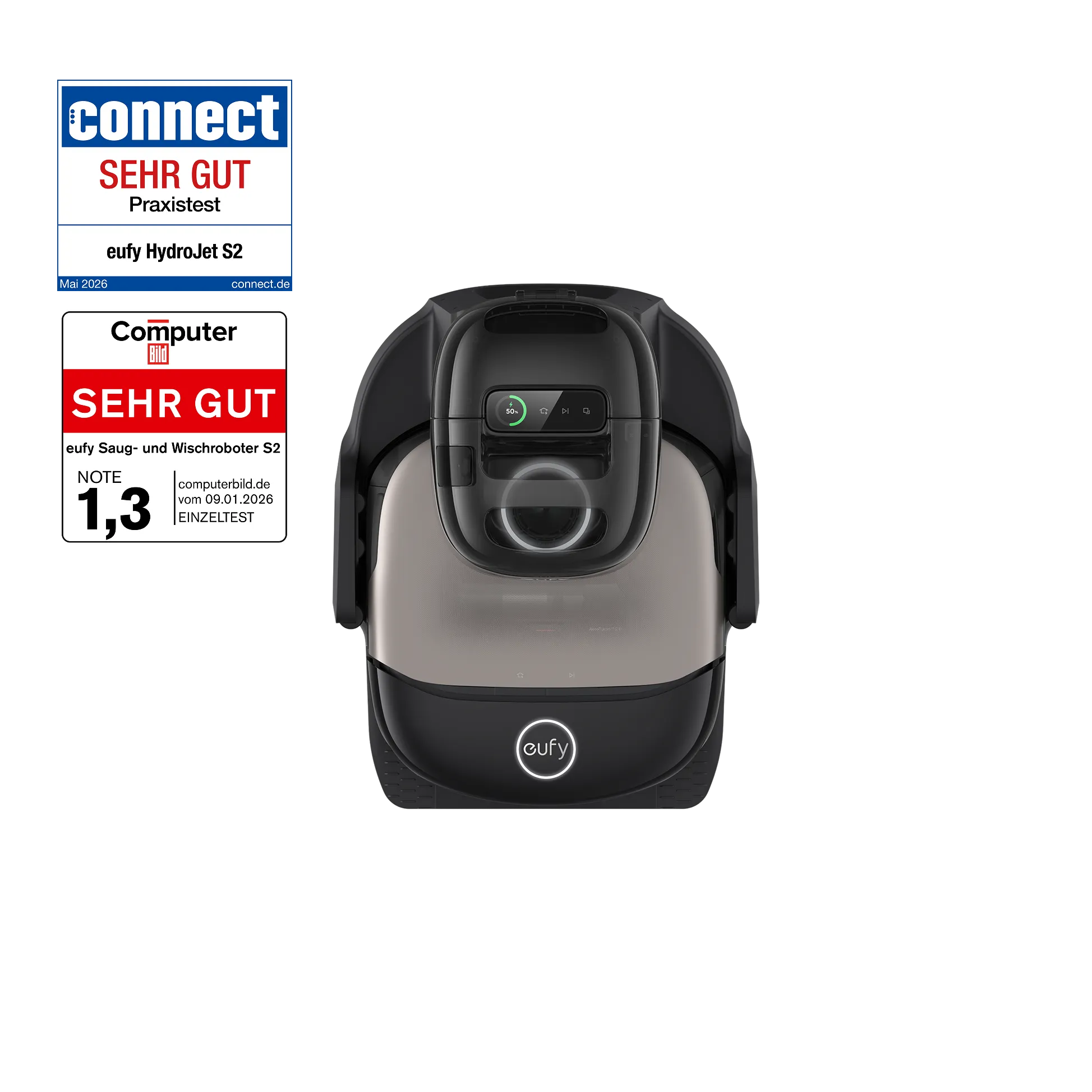 eufy HydroJet S2 Robot Vacuum and Mop